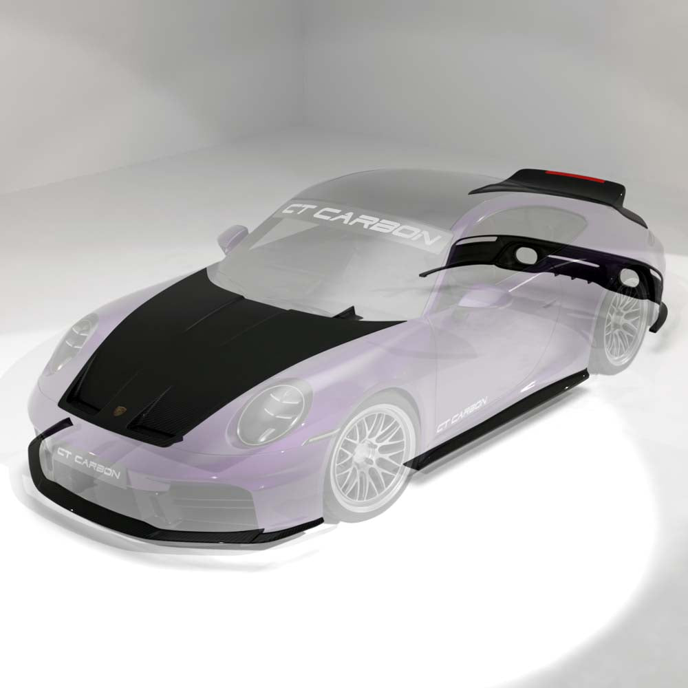 PORSCHE 911 992.2 CARRERA 2024+ CARBON FIBRE KIT - V3 - CT DESIGN