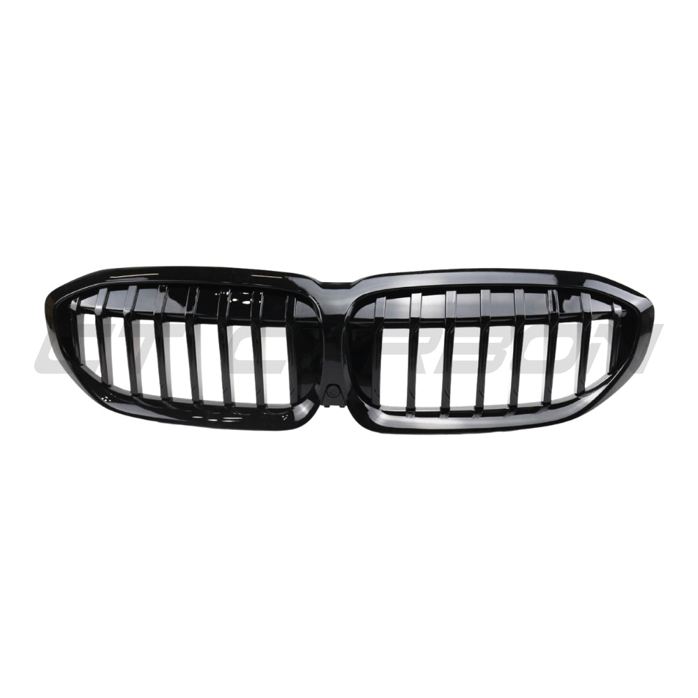 BMW 3 SERIES G20/G21 2022+ LCI GLOSS BLACK GRILLE - SINGLE SLAT
