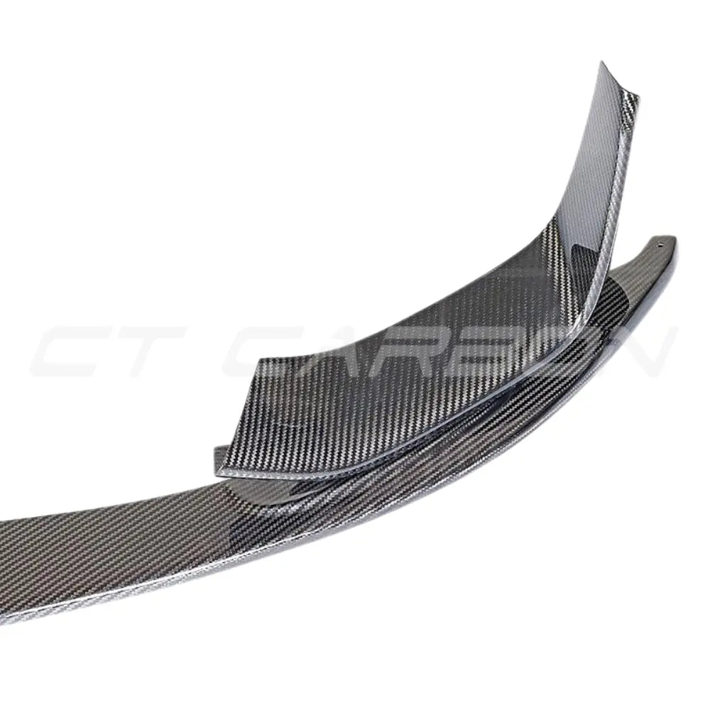 BMW M3/M4 F80/F82/F83 2014-2020 CARBON FIBRE SPLITTER (3 PIECE) - V1