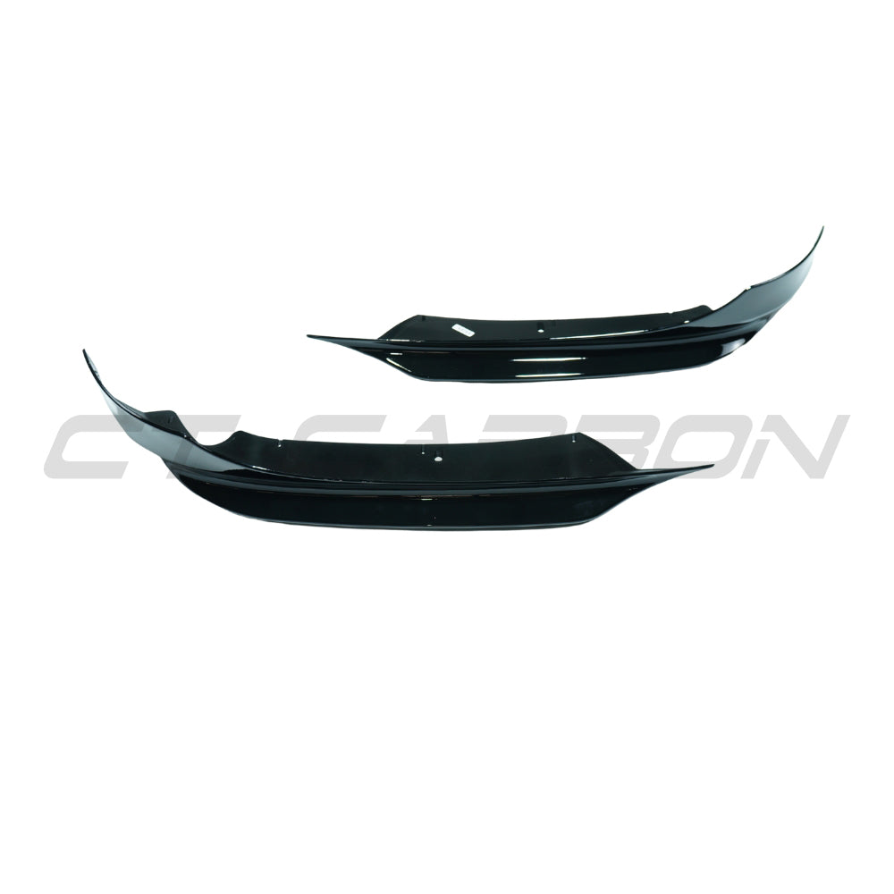 BMW E90/E91 3 SERIES LCI SE 2008-2012 GLOSS BLACK SPLITTER CORNERS - V1