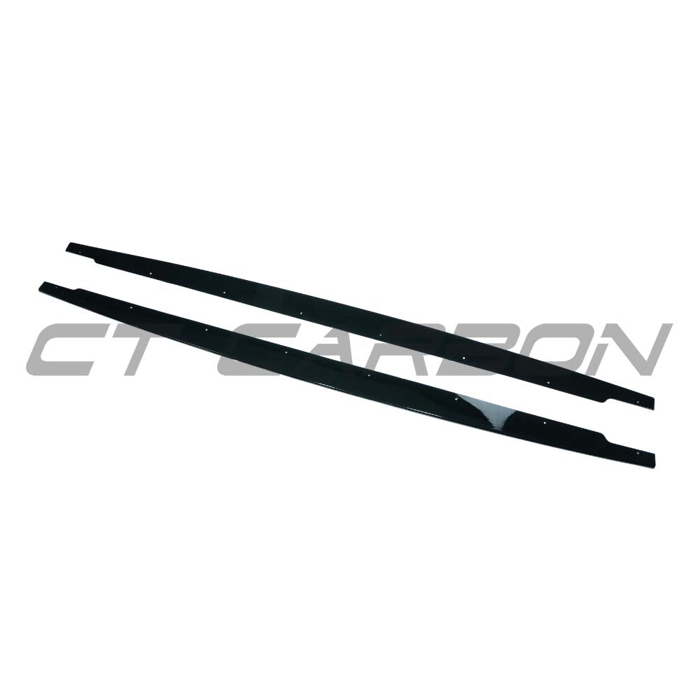 BMW M3 E90 2006-2013 GLOSS BLACK SIDE SKIRTS - V2