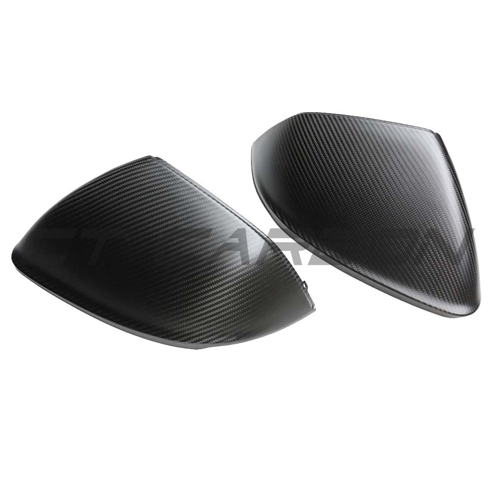 AUDI Q8/SQ8/RSQ8 & LAMBORGHINI URUS MATTE CARBON FIBRE MIRRORS - WITHOUT LANE ASSIST - RHD & LHD