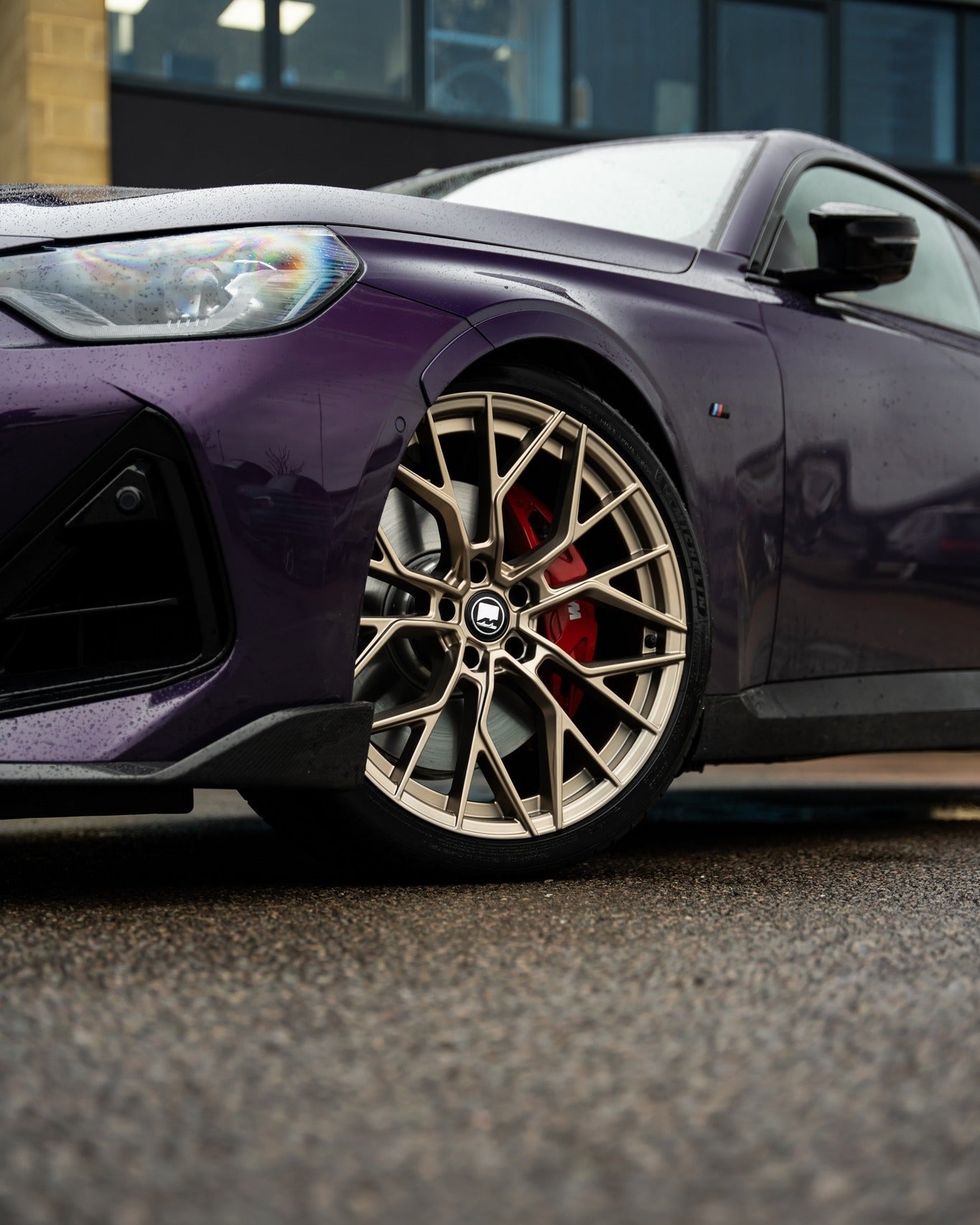 BMW 2 Series M240i G42 M-W3 20" Neodyme Gold Motech Wheels