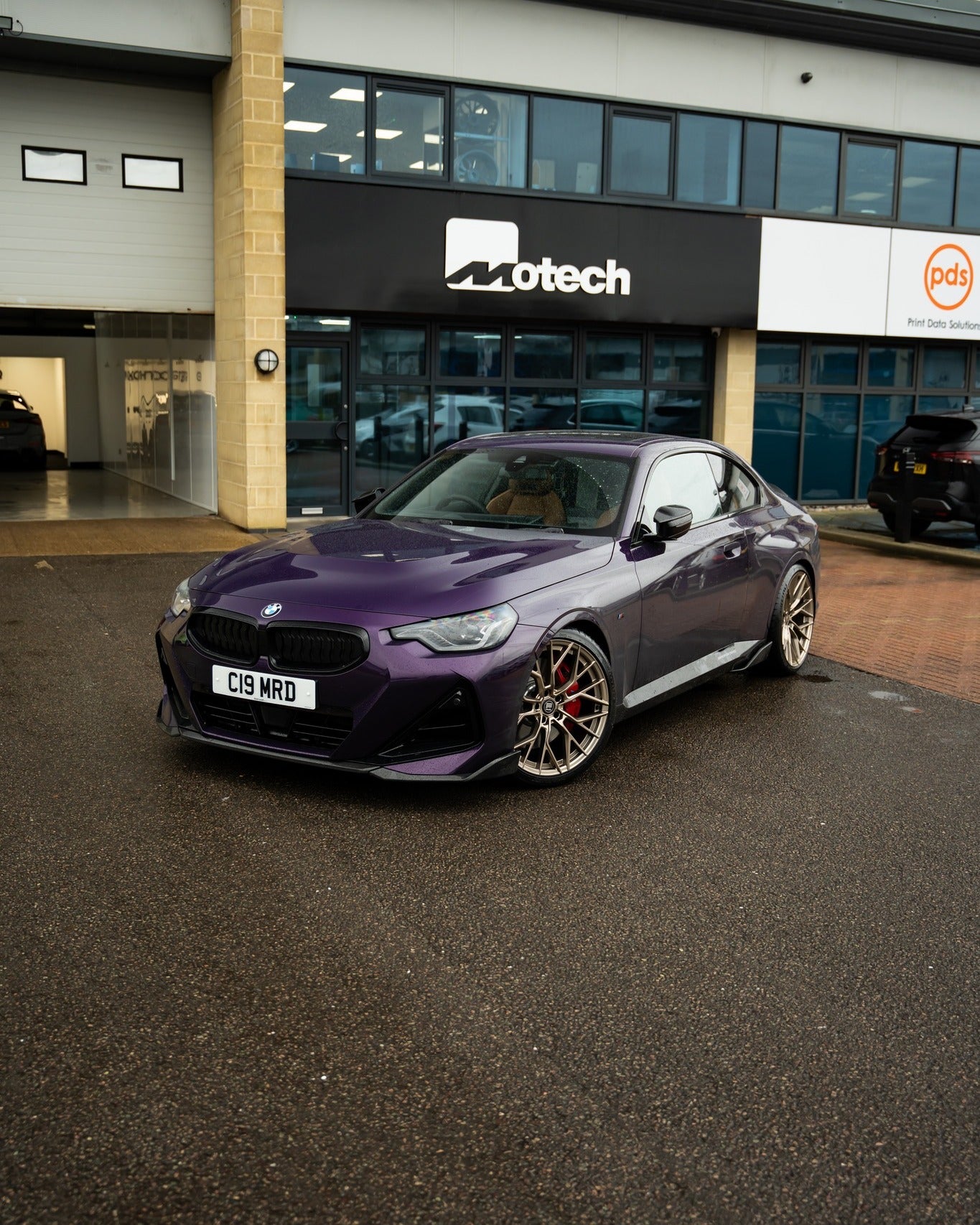BMW 2 Series M240i G42 M-W3 20" Neodyme Gold Motech Wheels
