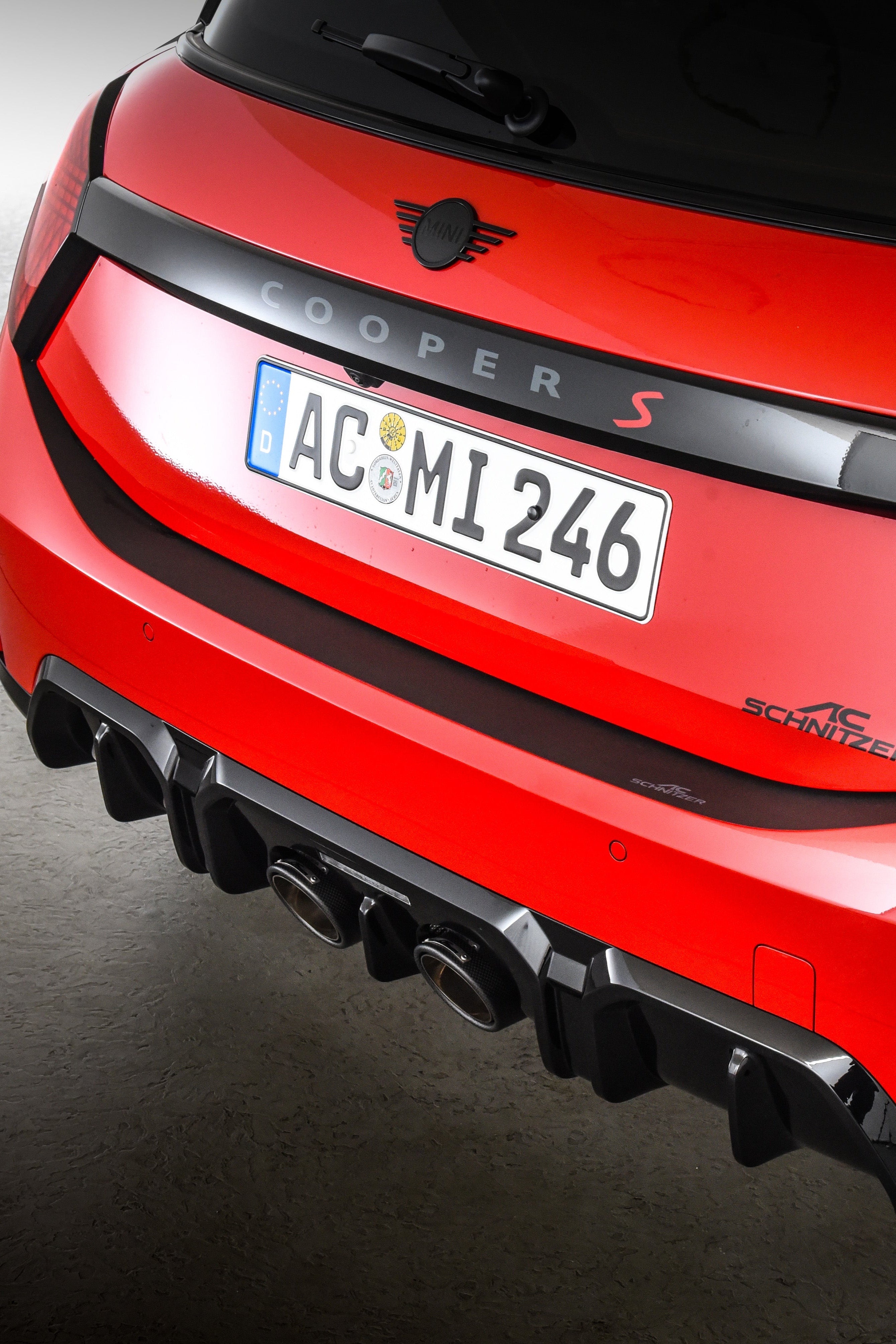 MINI F66 Cooper S AC Schnitzer Exhaust with Diffuser