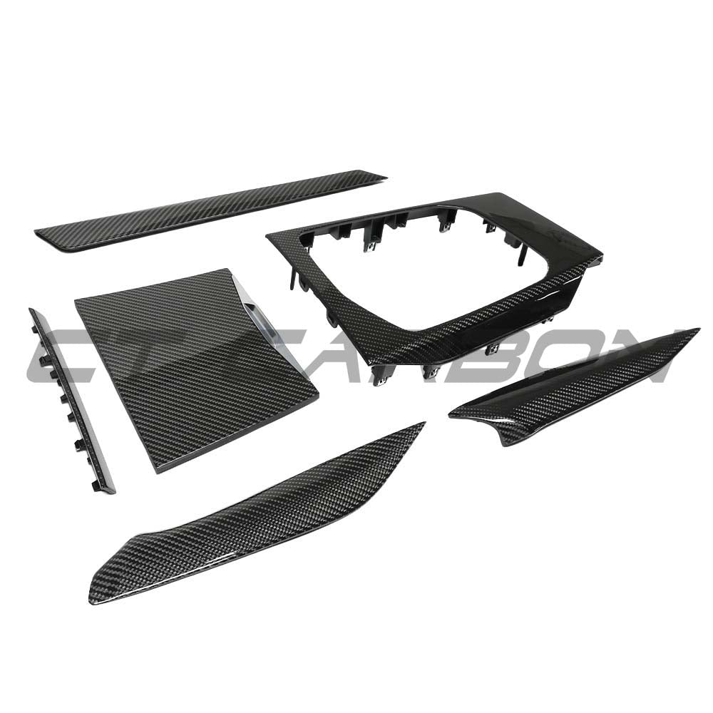 BMW GXX 2020-2021 CARBON FIBRE CENTER CONSOLE TRIM - LHD