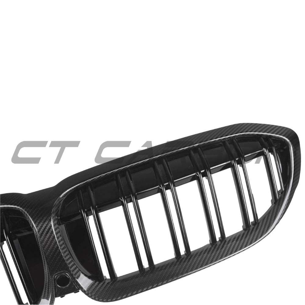 BMW 3 SERIES G20/G21 2018-2022 CARBON FIBRE DOUBLE SLAT GRILLE