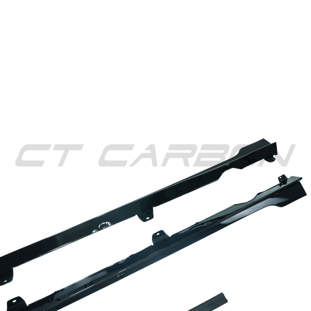 VOLKSWAGEN GOLF GTI/GTD MK7/7.5 2014-2020 GLOSS BLACK SIDE SKIRTS - TC STYLE