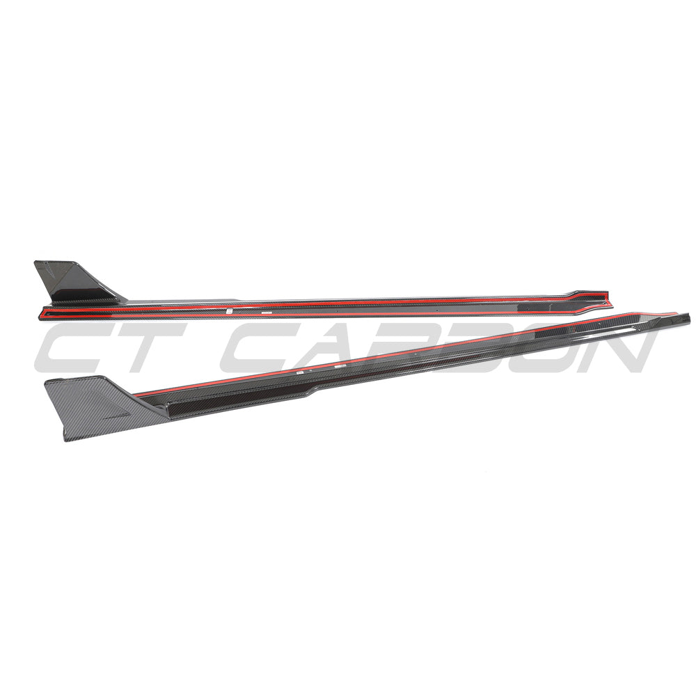 BMW G87 M2 2023+ CARBON FIBRE SIDE SKIRTS - V3