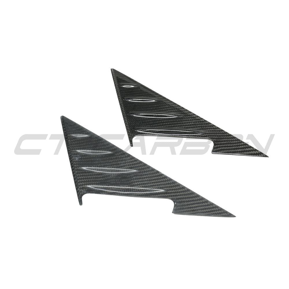 BMW G87 M2 2023+ DRY CARBON FIBRE MIRROR PILLAR TRIM