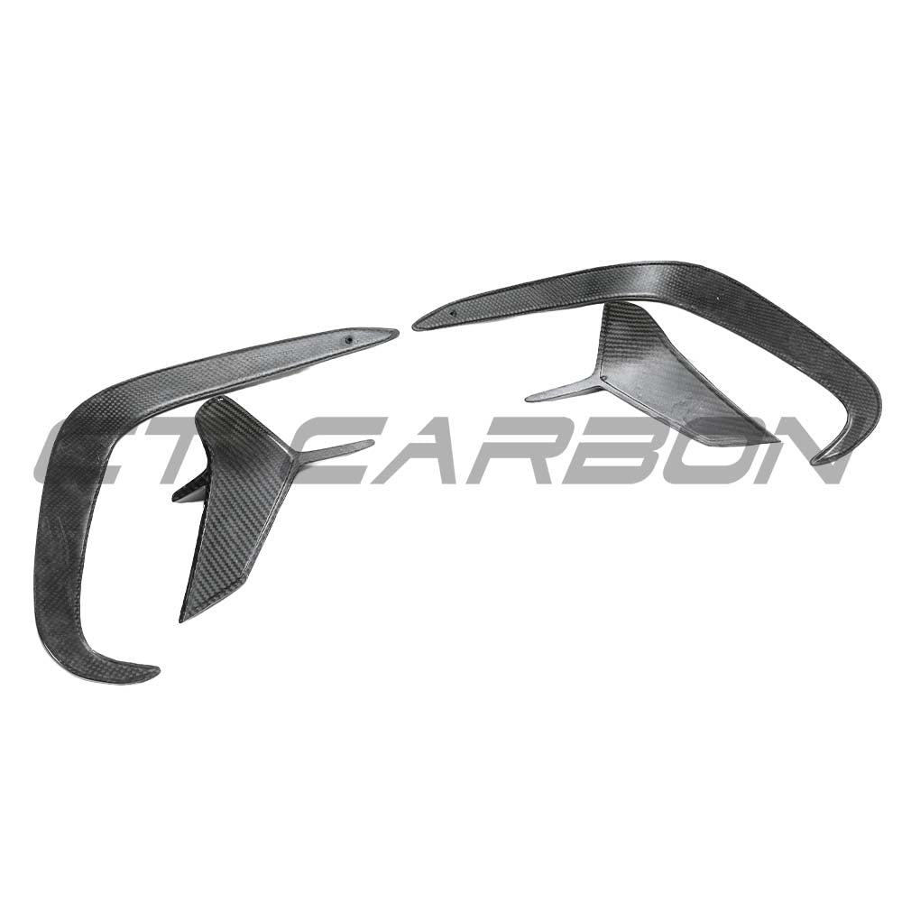 BMW G14/G15/G16 8 SERIES 2018+ DRY CARBON FIBRE SIDE REAR CANARDS