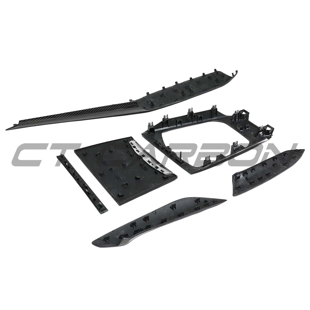 BMW GXX 2025+ LCI CARBON FIBRE CENTER CONSOLE TRIM - LHD