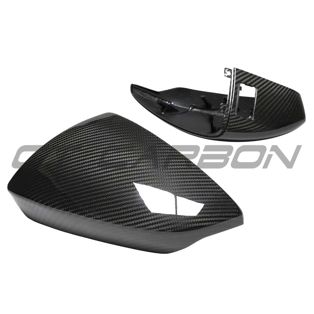 AUDI A3/S3/RS3 8Y 2022+ CARBON FIBRE MIRRORS WITH LANE ASSIST - LHD
