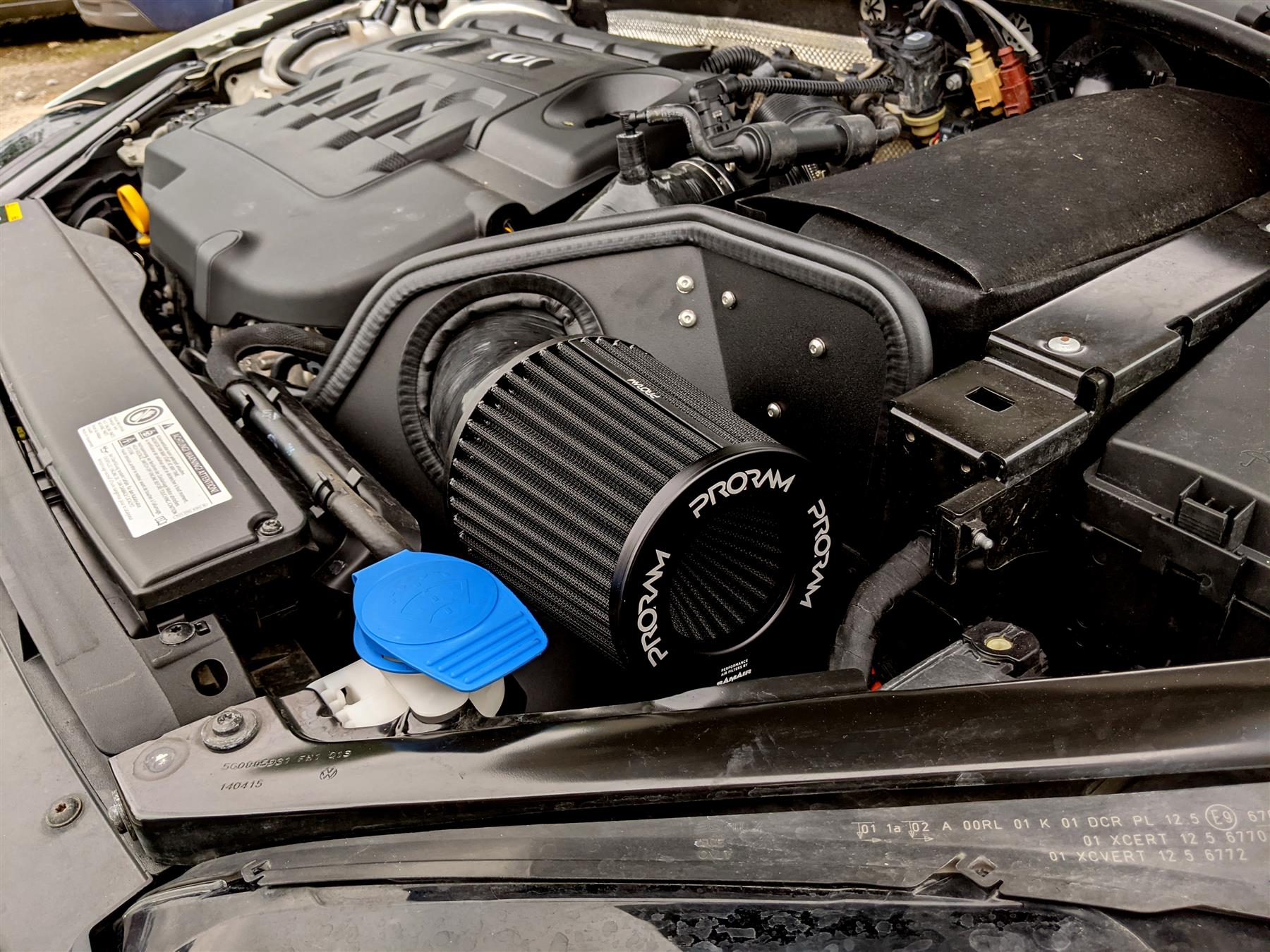 Performance Pleated Induction Kit for VW Golf MK7 2.0 TDI/GTD