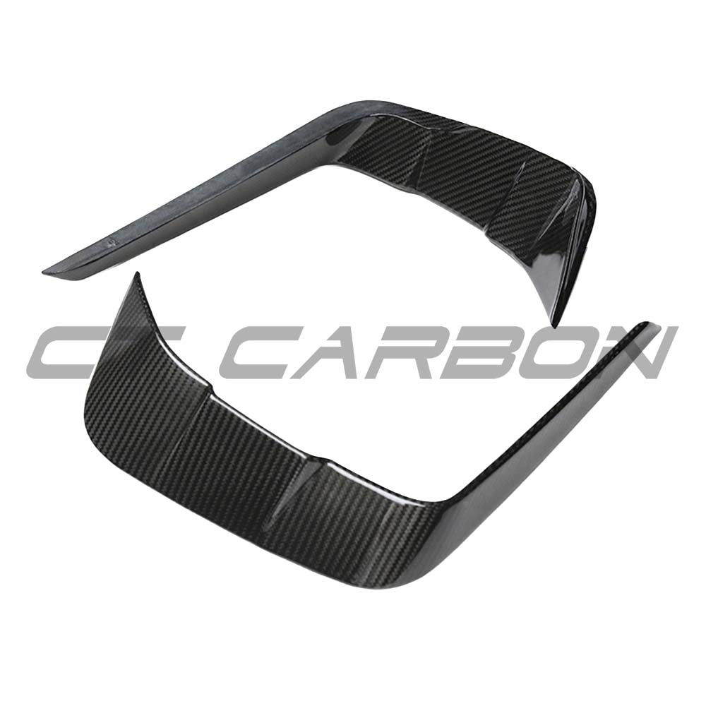 BMW G14/G15/G16 8 SERIES 2018+ DRY CARBON FIBRE SIDE FRONT CANARDS
