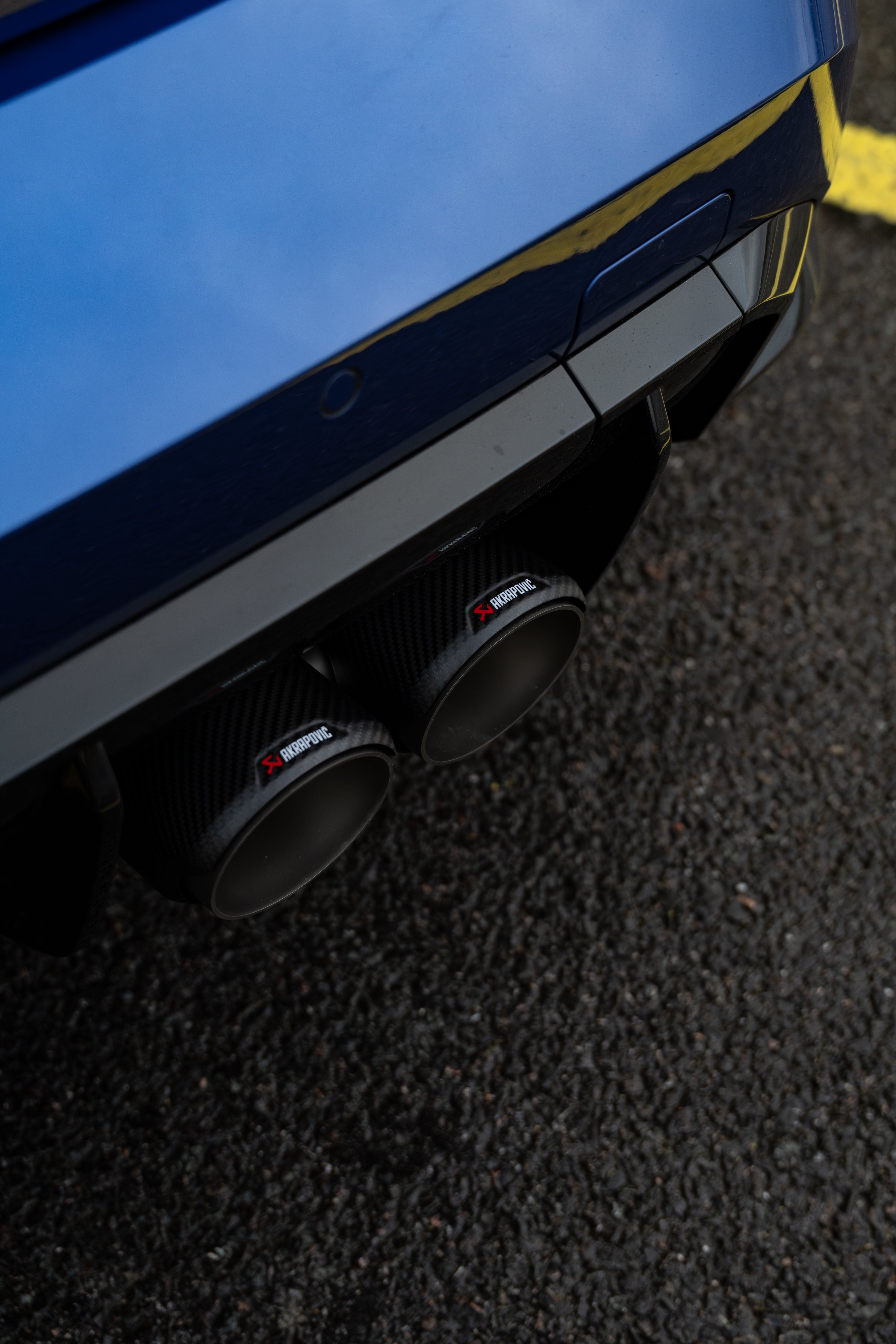 BMW M3 G80 G81 Slip on line Akrapovic Titanium Exhaust