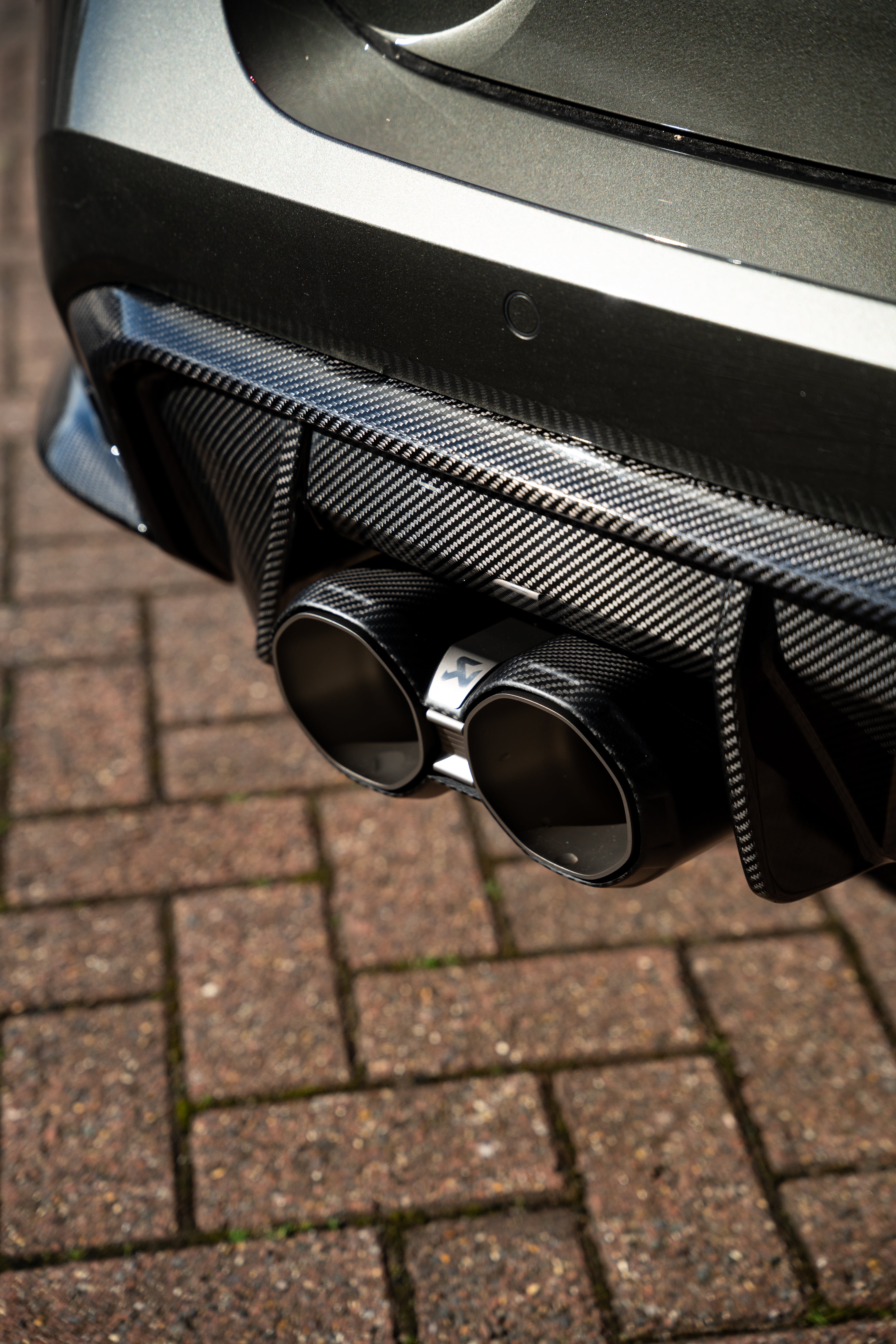 BMW M3 G80 G81 Slip on line Akrapovic Titanium Exhaust