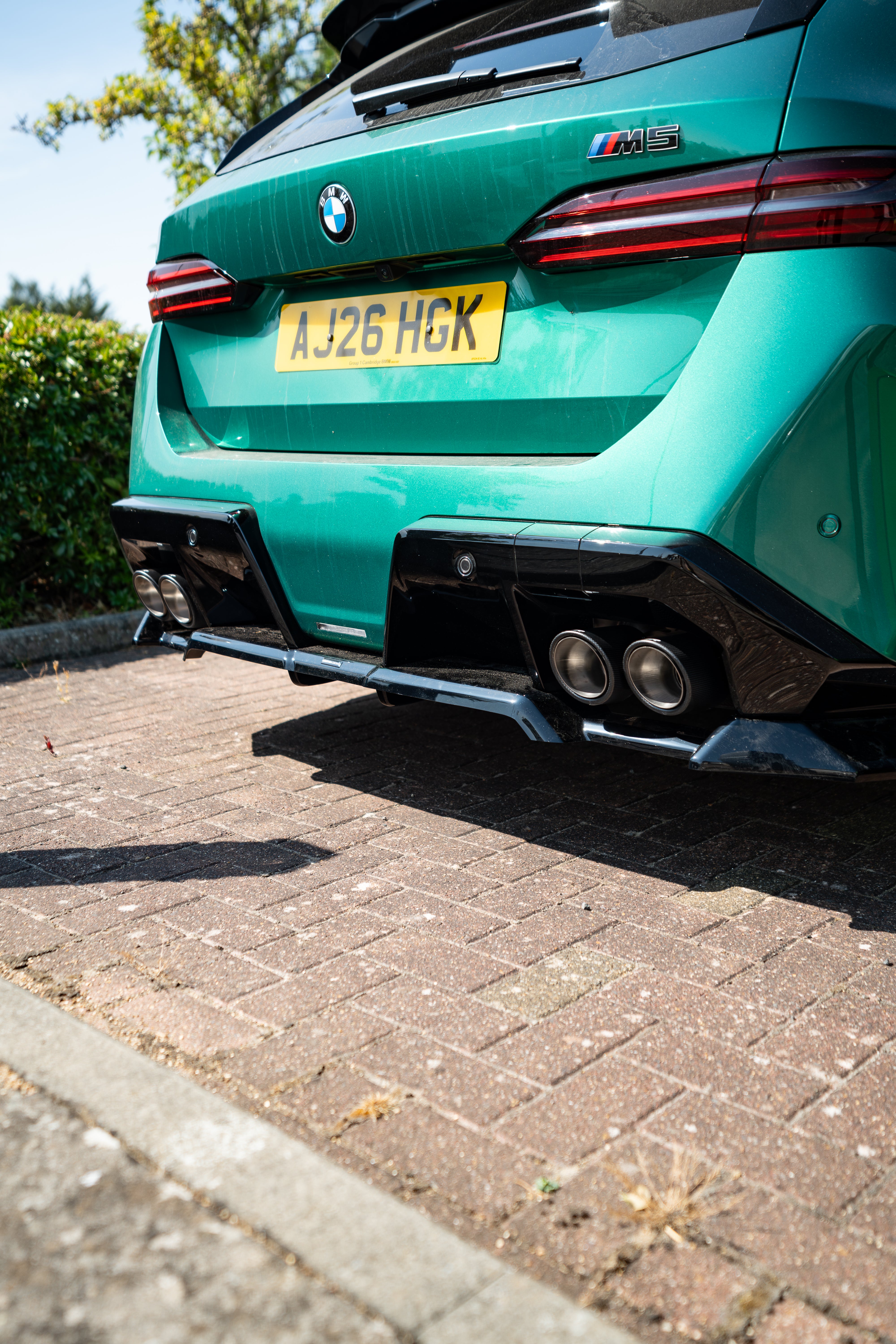 BMW M5 G90 Maxton Design Rear Diffuser (Vertical Bars)