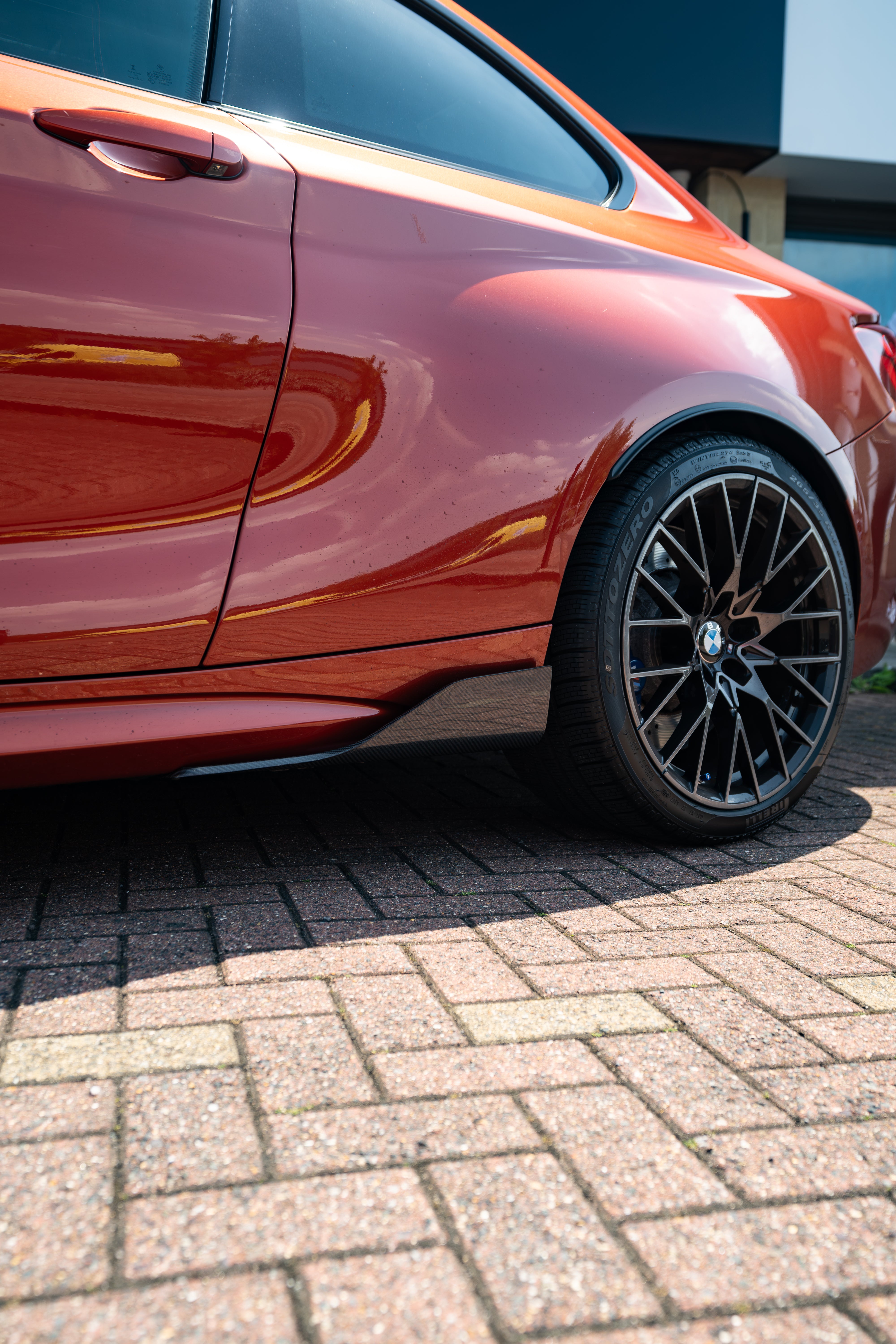 BMW F87 M2/M2 Competition Carbon Lower Rear Side Fins