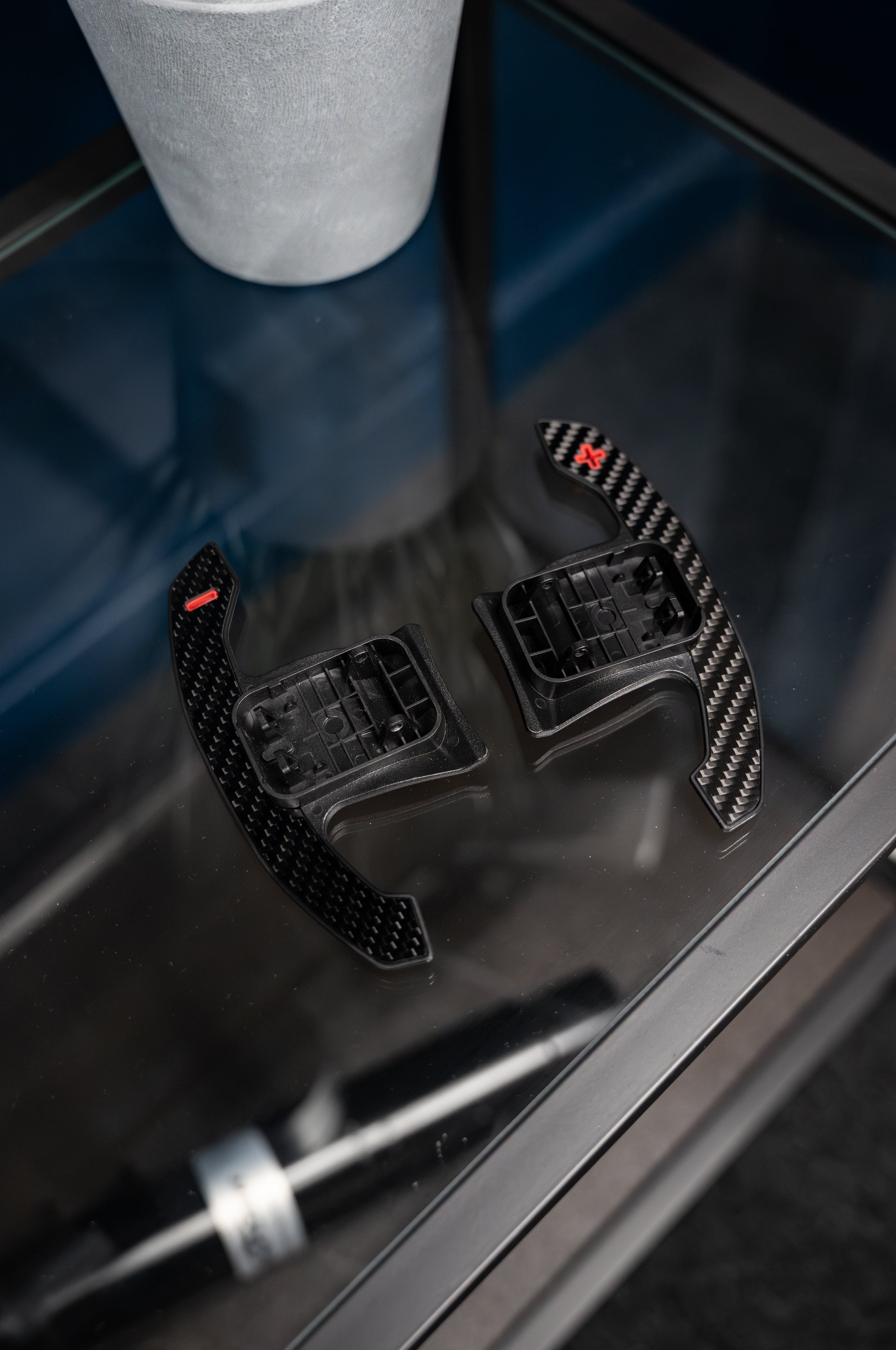 BMW Carbon / Red Paddle Shifters G Series
