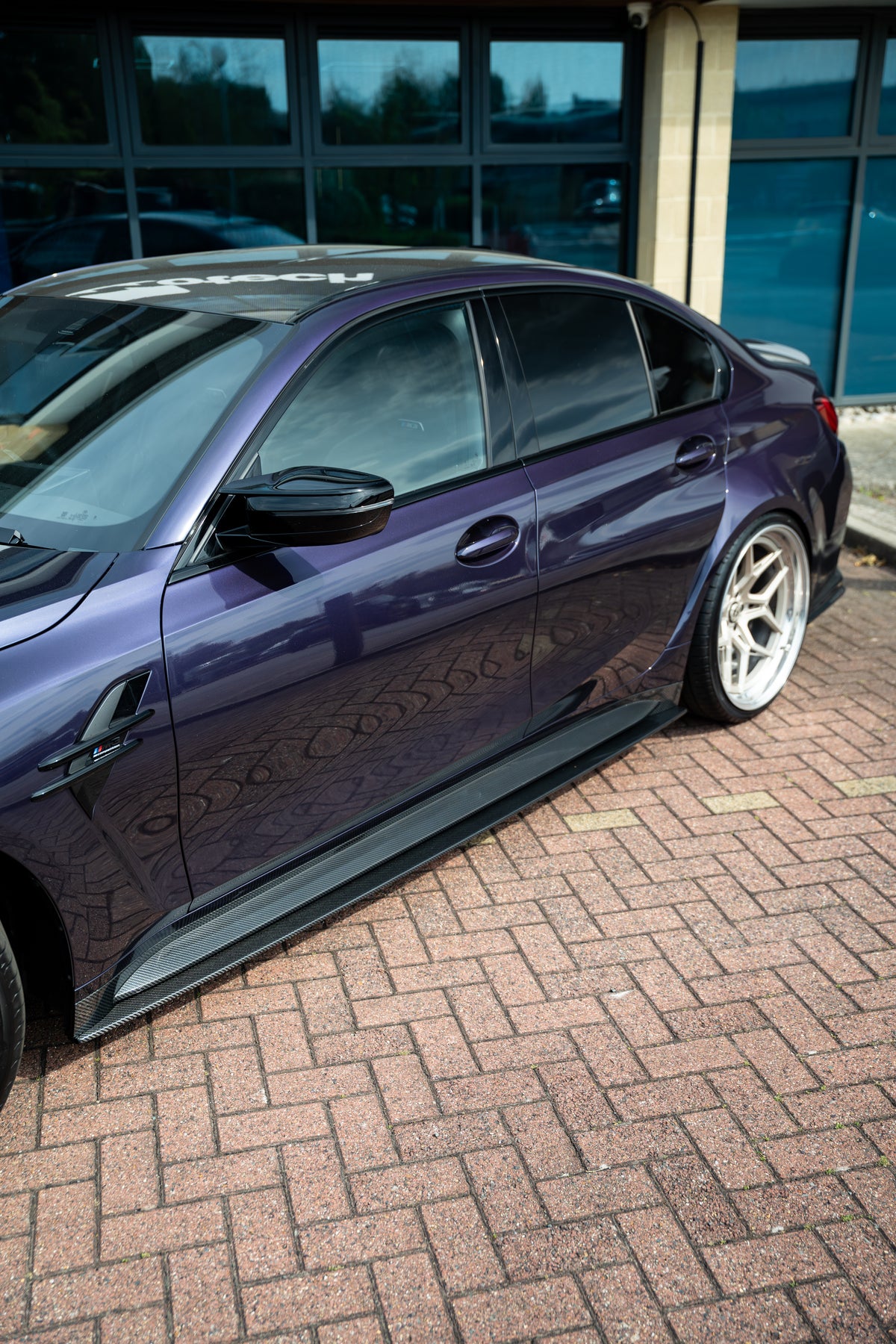 BMW M3 G80/G81 CARBON FIBRE SIDE SKIRT REPLACEMENT & EXTENSION - CT DESIGN