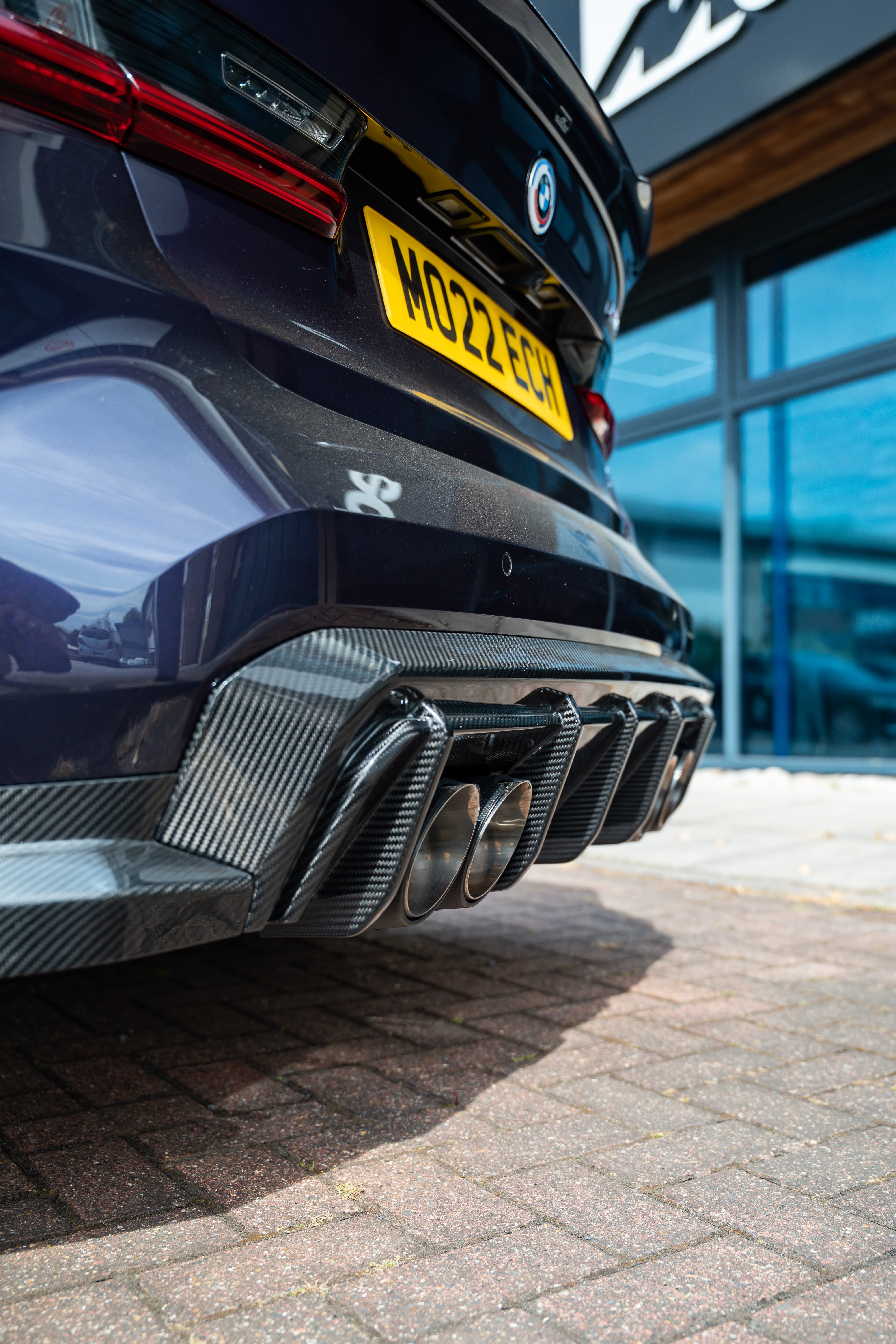 BMW M3 G80/G81 CARBON FIBRE DIFFUSER - V1 - CT DESIGN