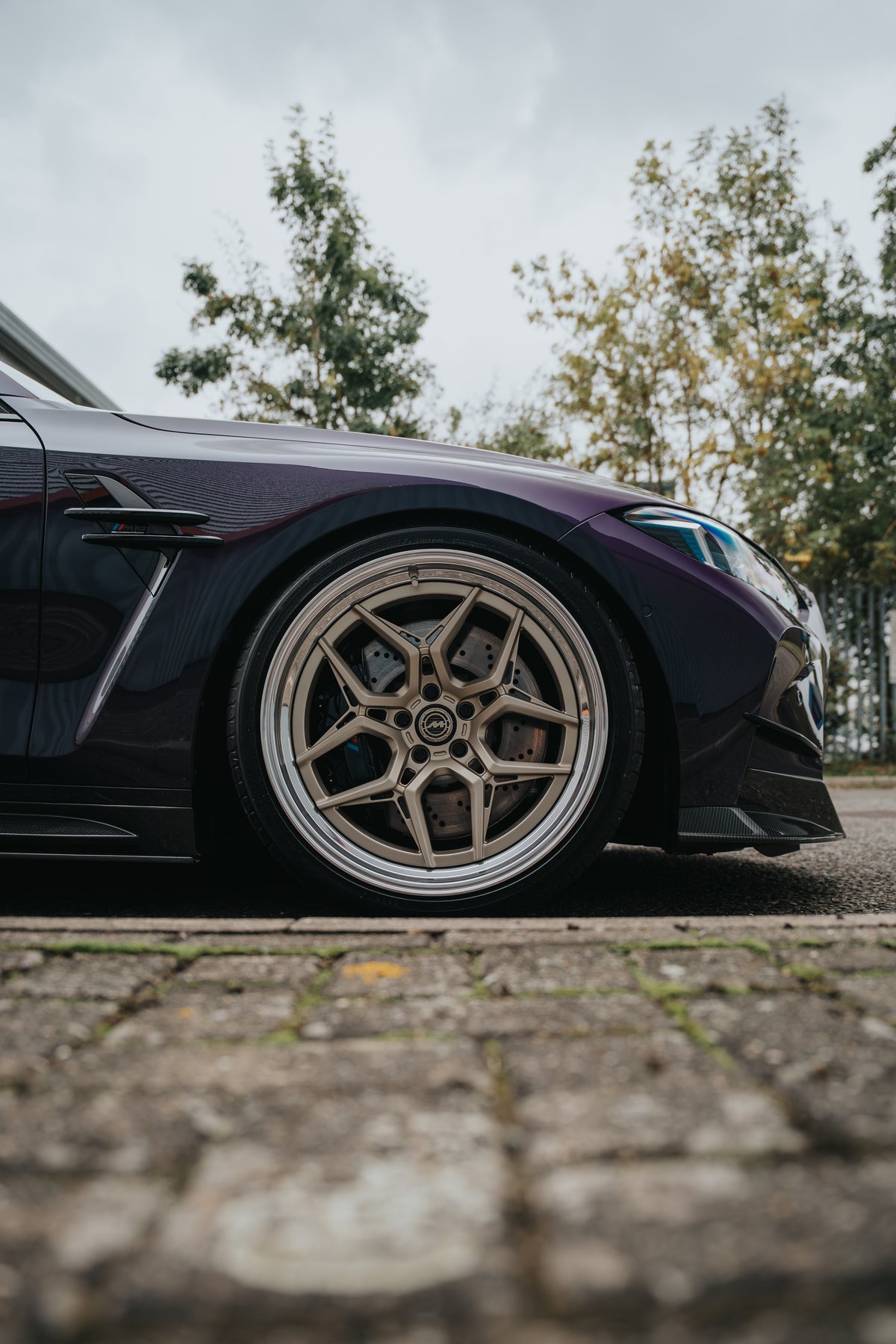 M3 G8X M-W1.2 Two-Piece Split Rim 20/21" White Gold Wheels