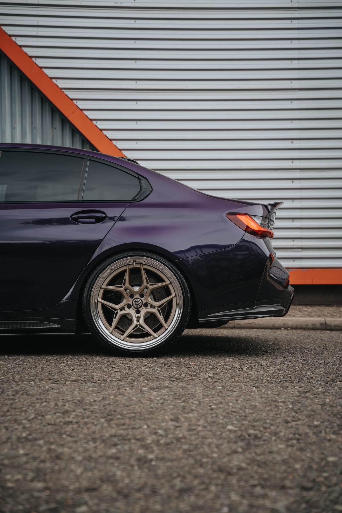 M3 G8X M-W1.2 Two-Piece Split Rim 20/21" White Gold Wheels