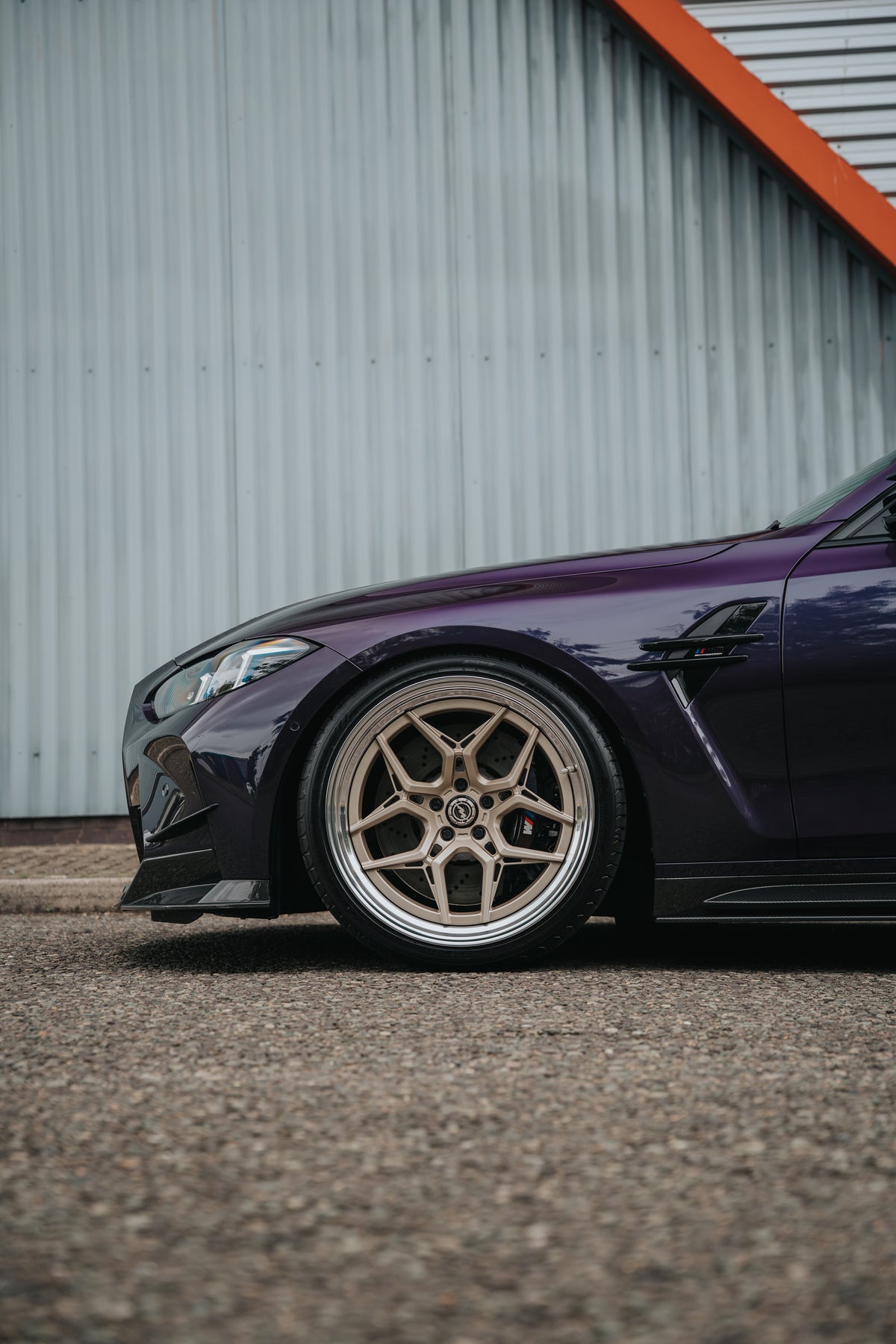 M3 G8X M-W1.2 Two-Piece Split Rim 20/21" White Gold Wheels