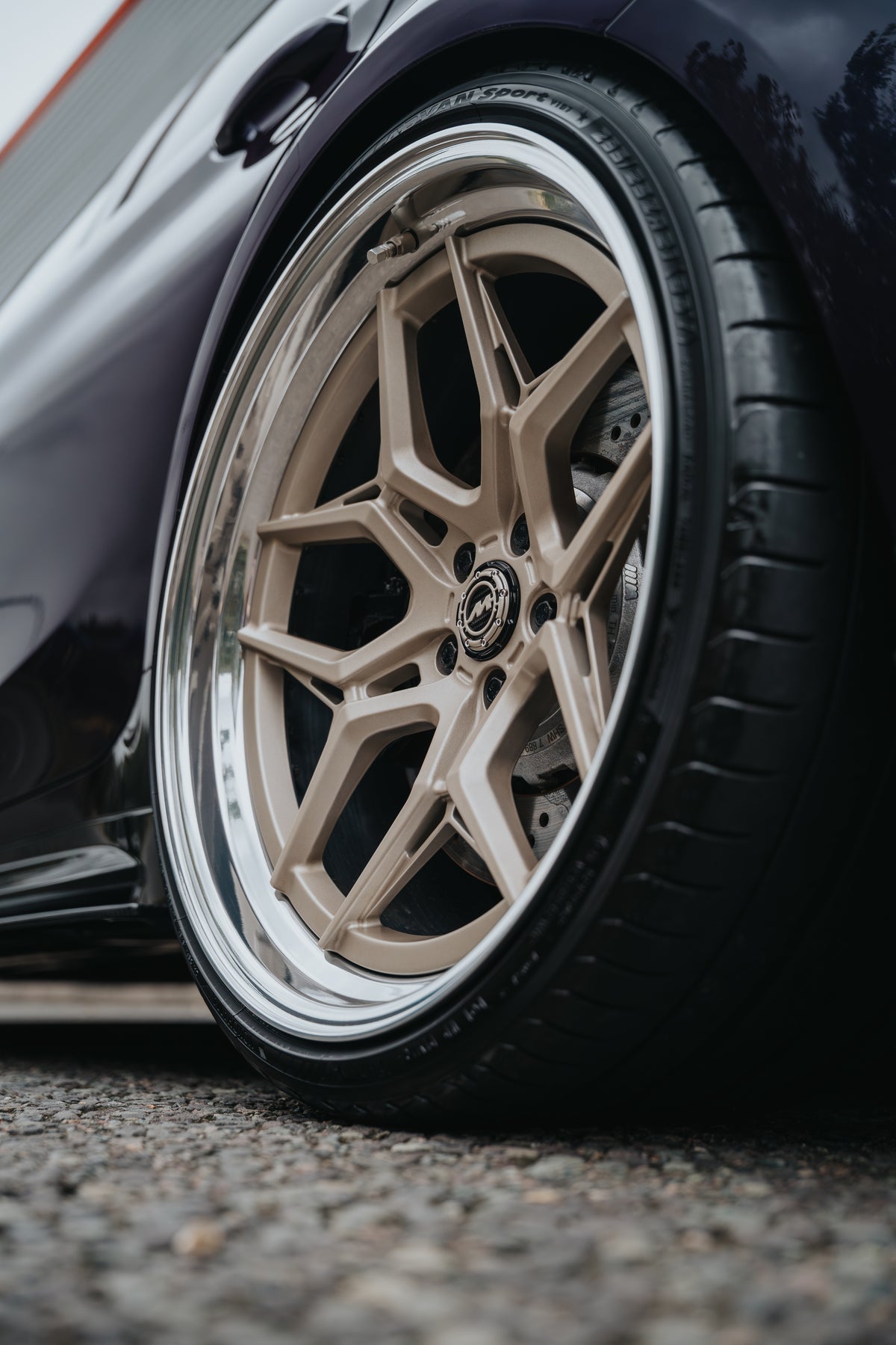 M3 G8X M-W1.2 Two-Piece Split Rim 20/21" White Gold Wheels