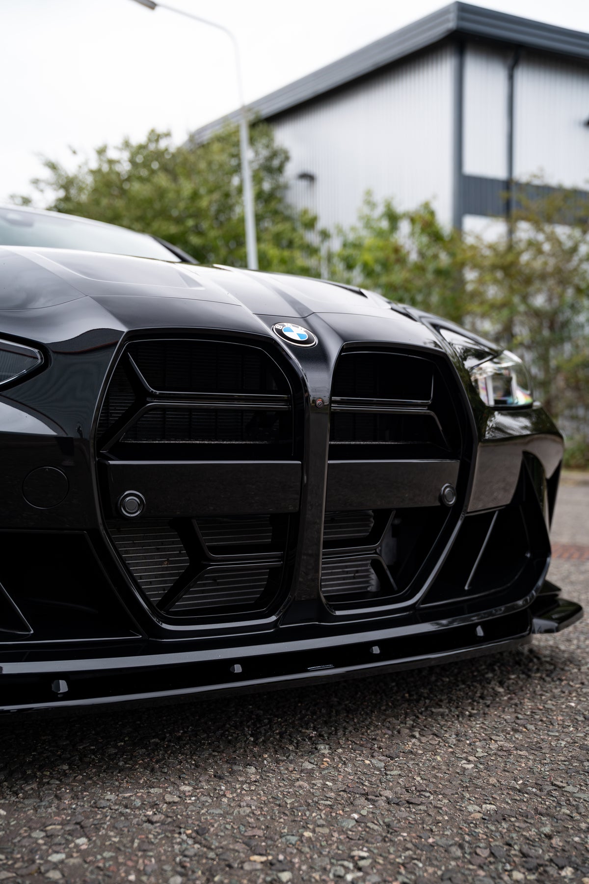BMW M4 G82 G83 CSL Style Precision Black Front Grille
