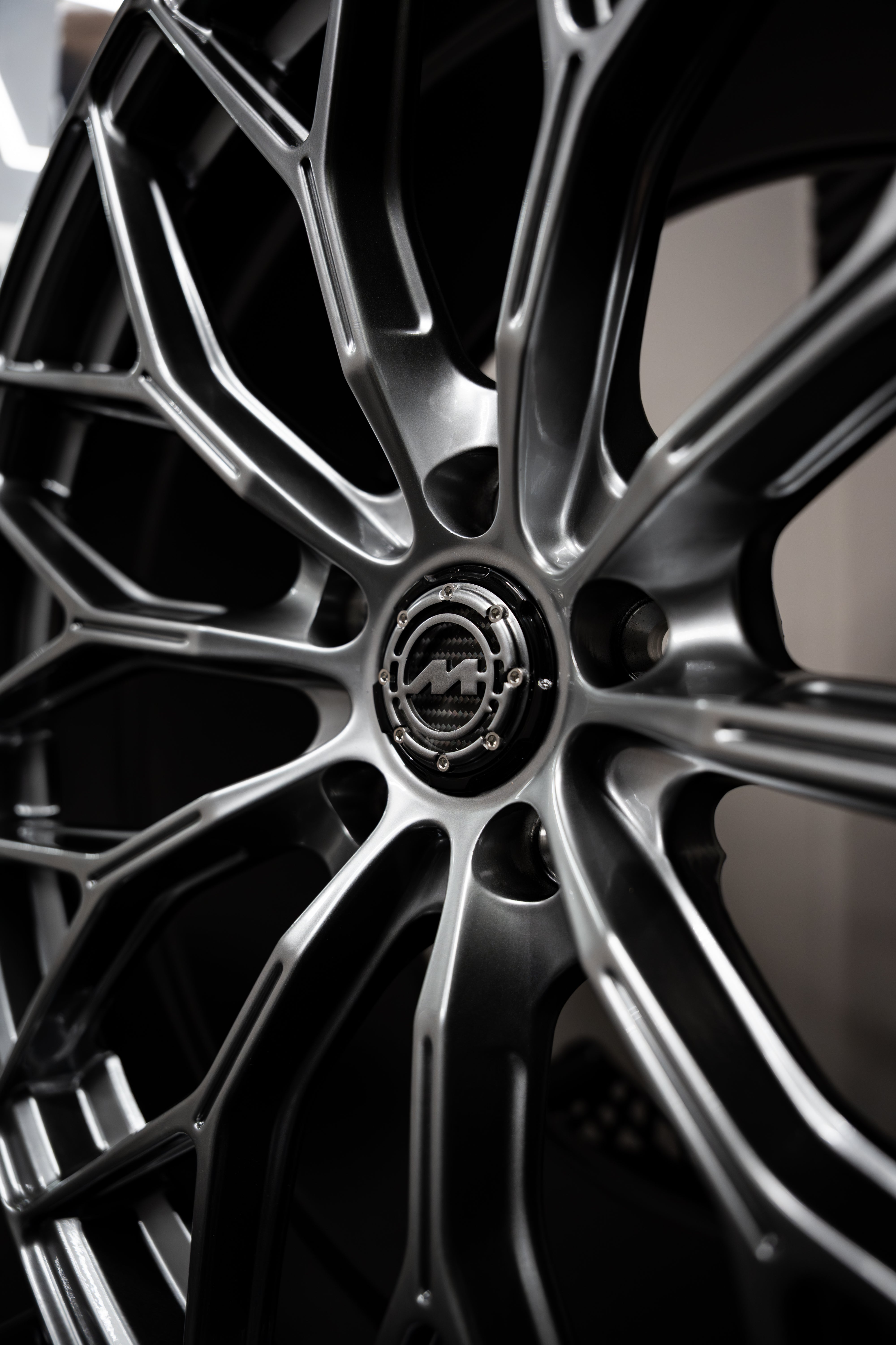 BMW 4 Series G22 G23 G26 M-WX 20" Polished Titanium Motech Wheel