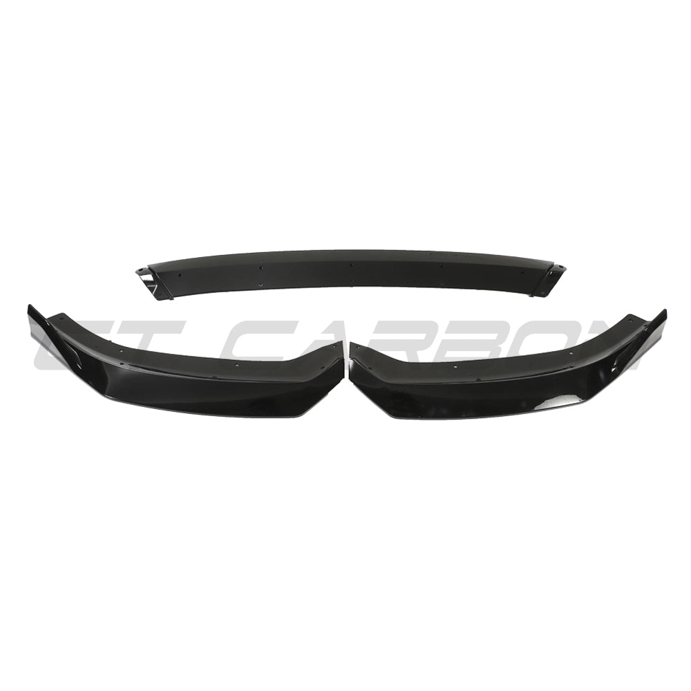 AUDI A3 S-LINE & S3 8V FACELIFT 2017-2020 GLOSS BLACK SPLITTER - V2