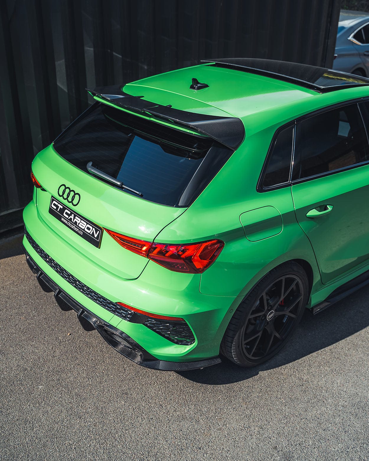 AUDI A3/S3/RS3 8Y 2021+ SPORTBACK CARBON FIBRE SPOILER V1 - CT DESIGN