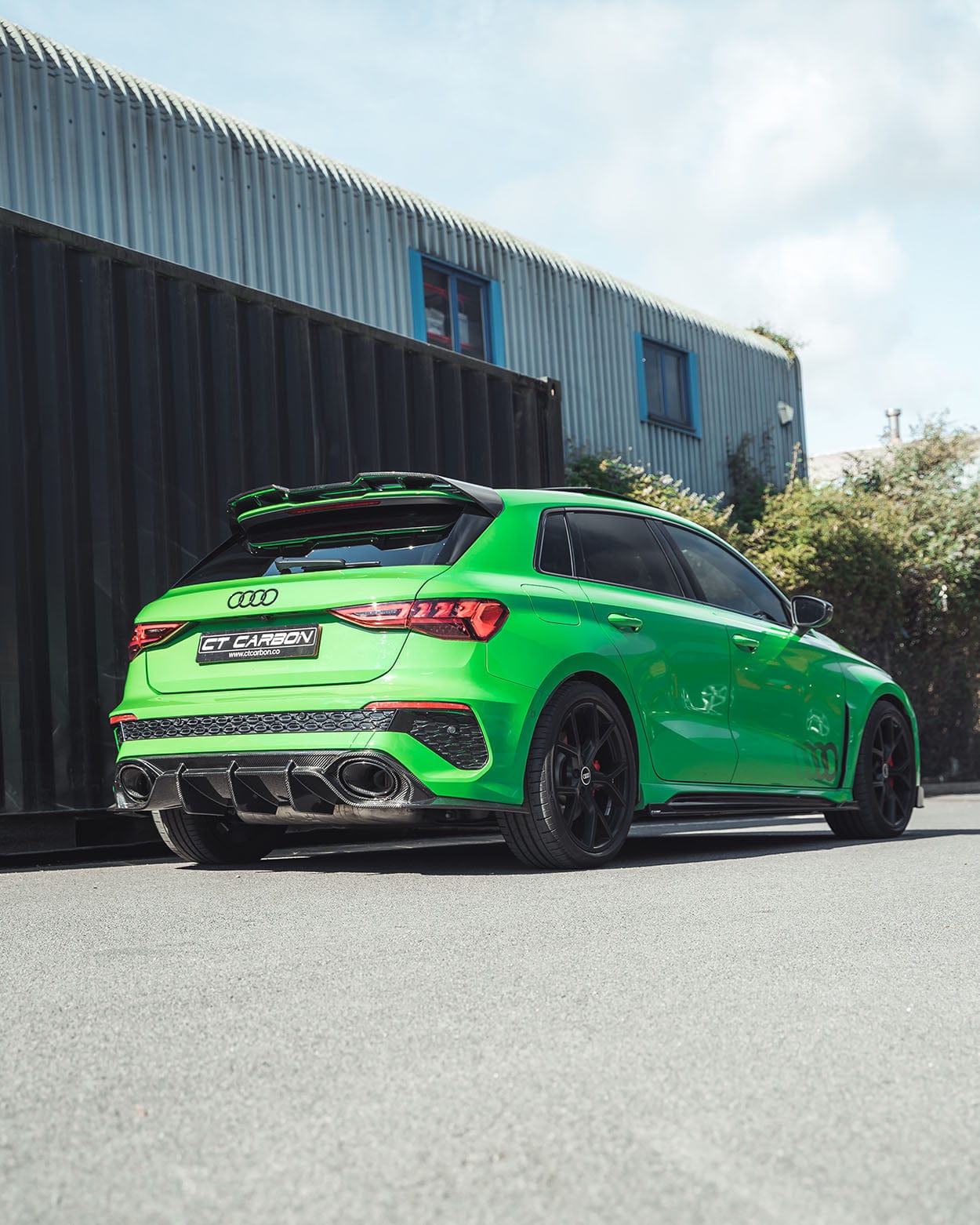 AUDI A3/S3/RS3 8Y 2021+ SPORTBACK CARBON FIBRE SPOILER V1 - CT DESIGN