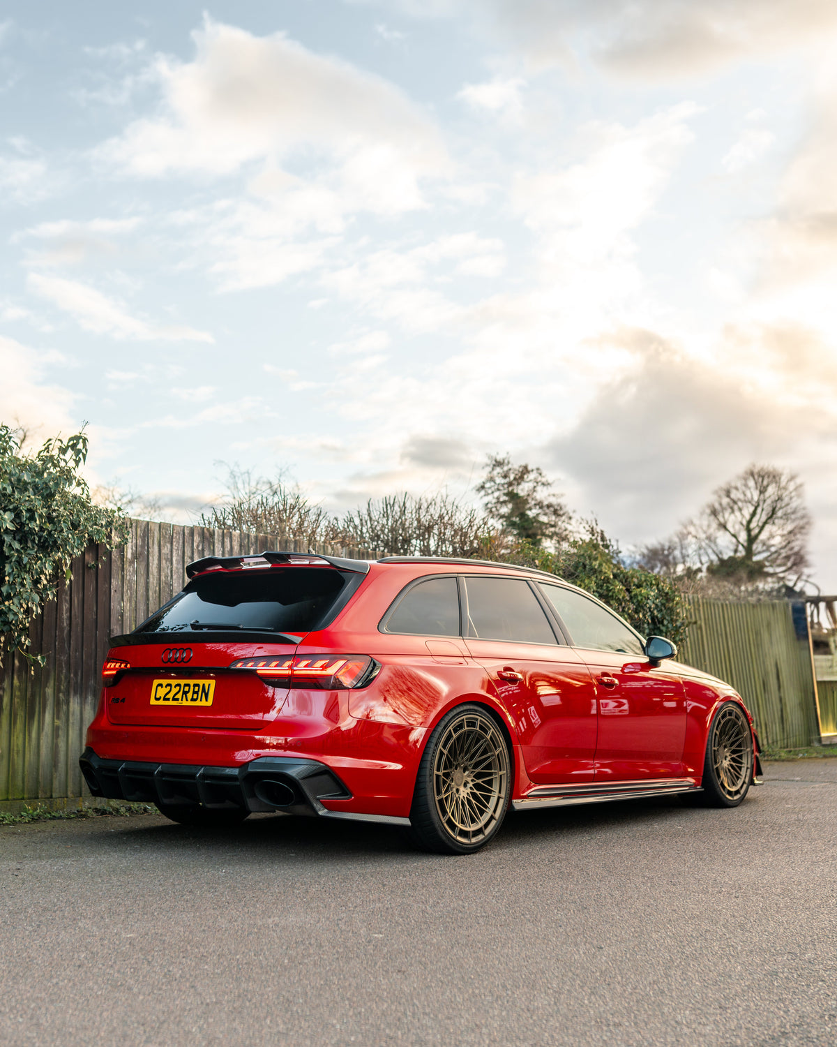 AUDI RS4 B9 & B9.5 2016-2024 CARBON FIBRE DIFFUSER - CT DESIGN