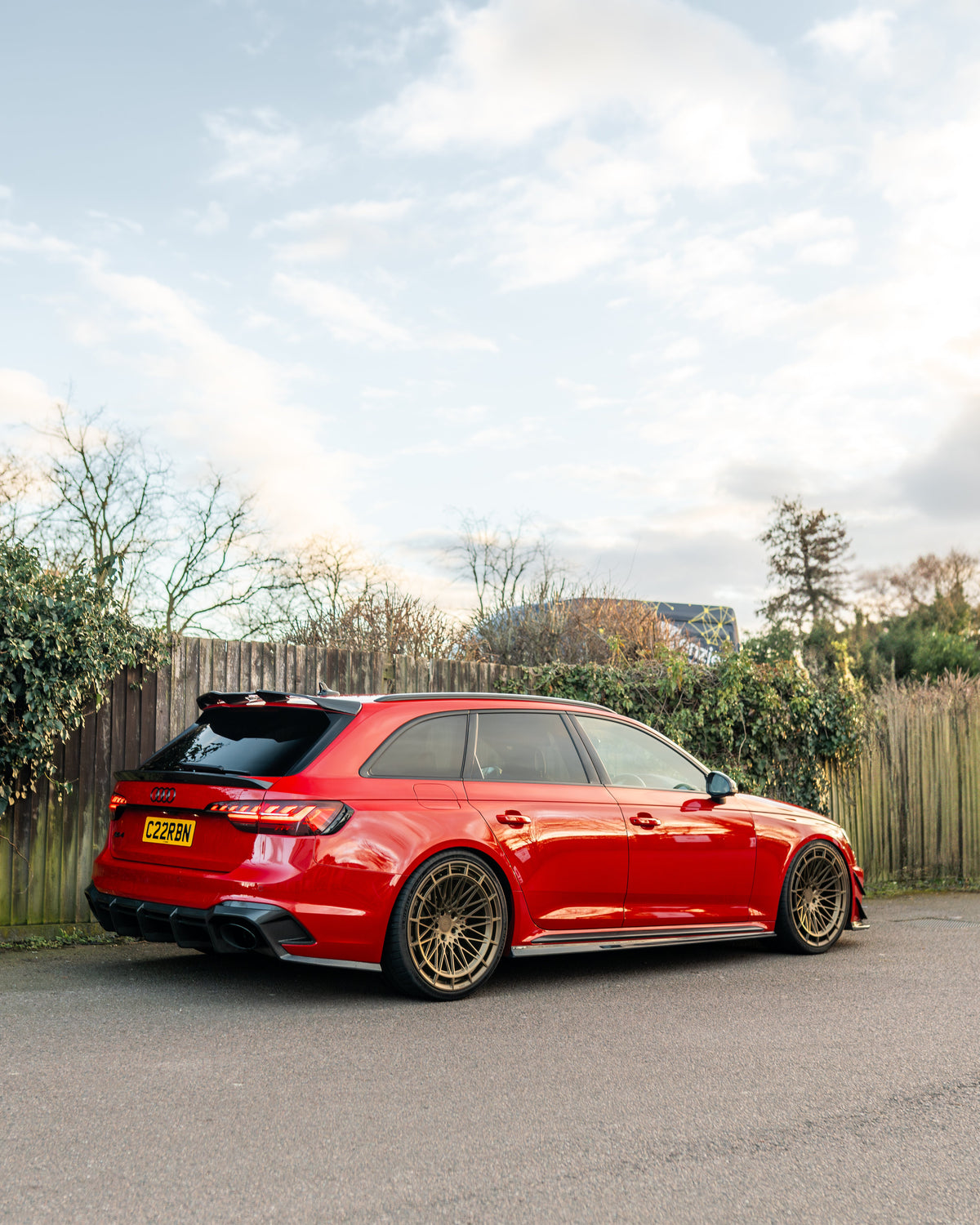 AUDI RS4 B9.5 CARBON FIBRE SIDE SKIRTS - CT DESIGN