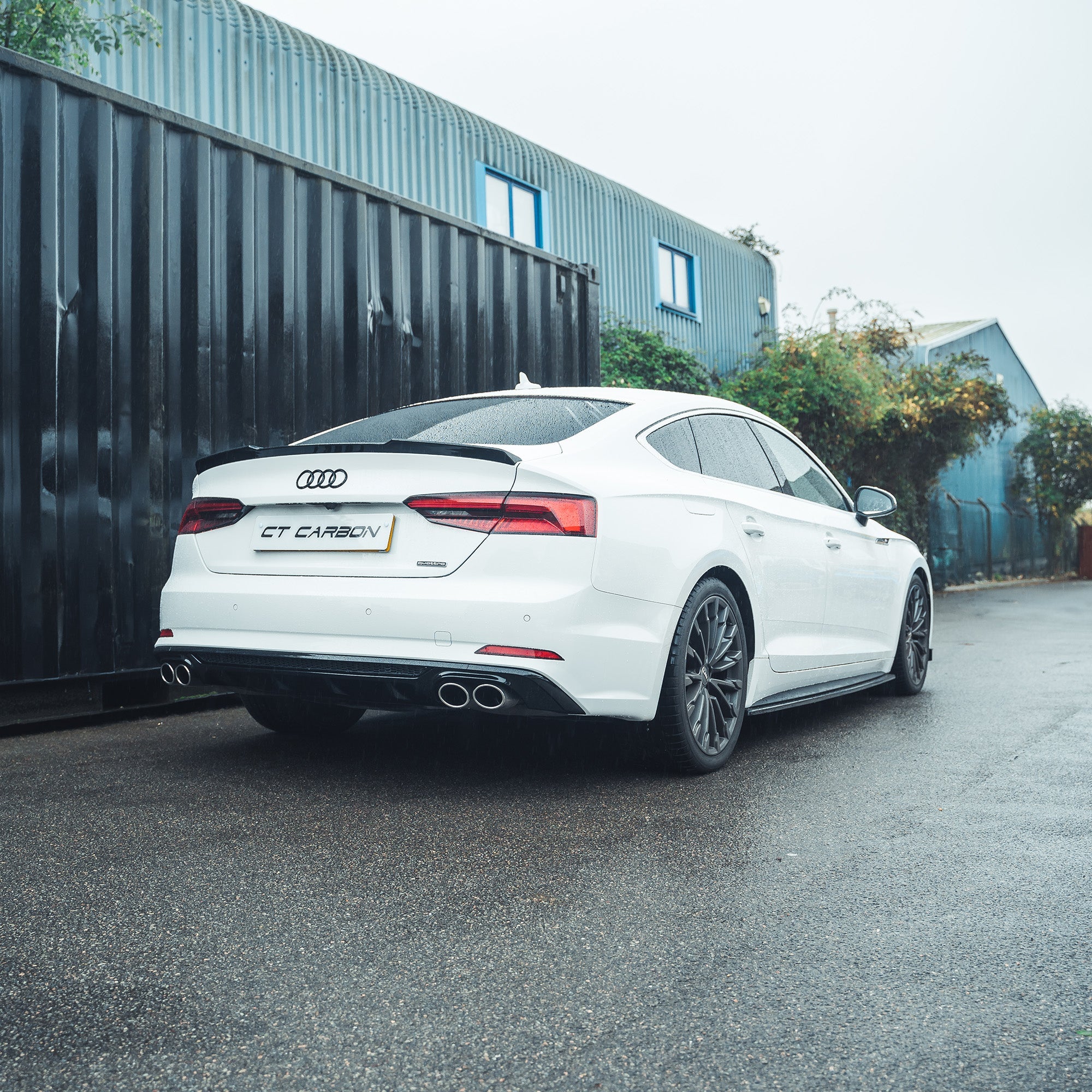 AUDI A5/S5 B9 2017+ SPORTBACK GLOSS BLACK SPOILER - V1