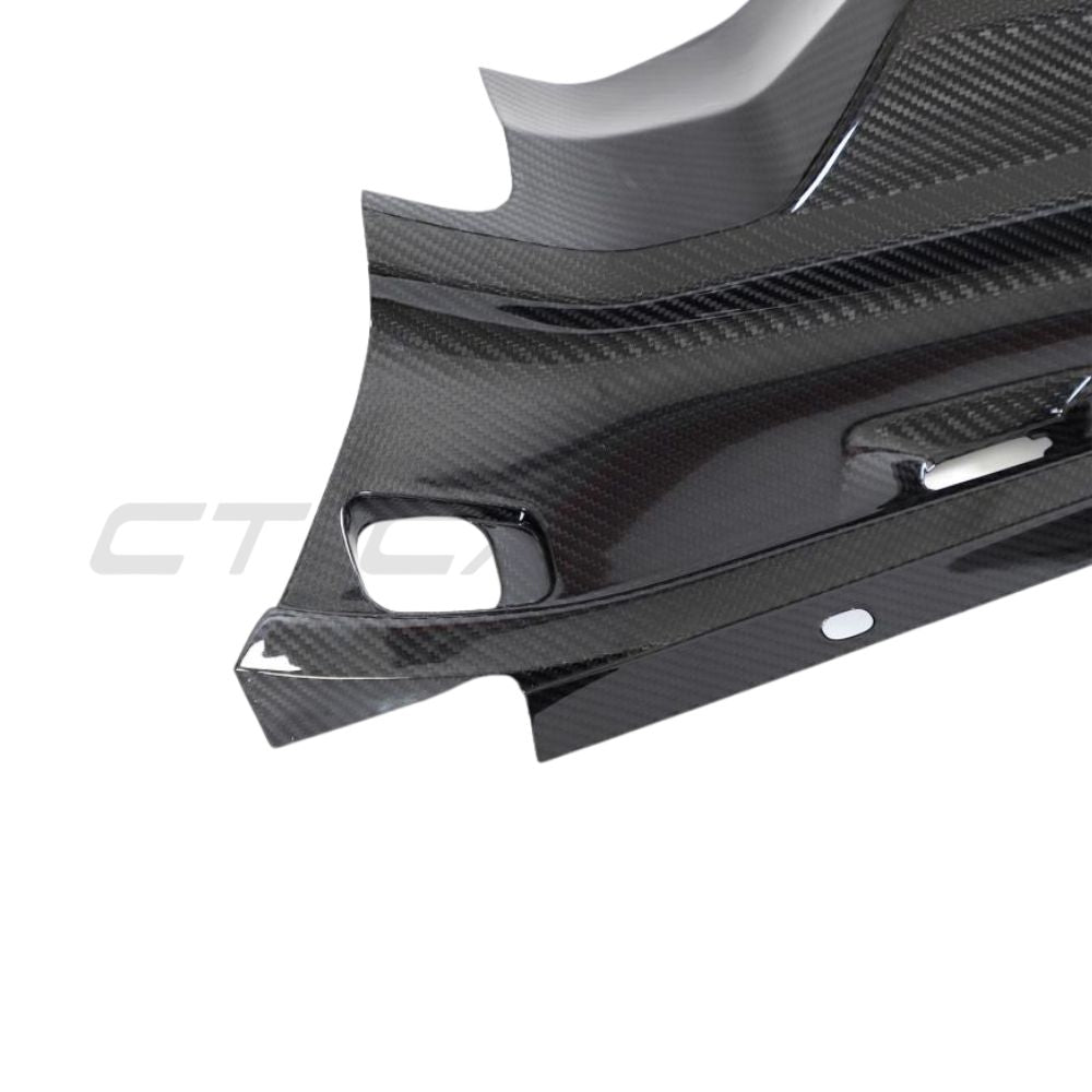 AUDI R8 COUPE 2015+ CARBON FIBRE ENGINE BAY TRIM