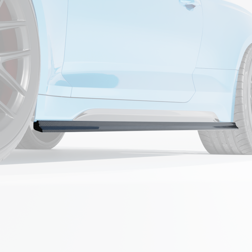 AUDI RS5 B9.5 COUPE 2020-2025 CARBON FIBRE SIDE SKIRTS - CT DESIGN