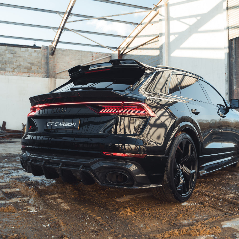 AUDI RSQ8 2020+ CARBON FIBRE MIDDLE SPOILER - CT DESIGN