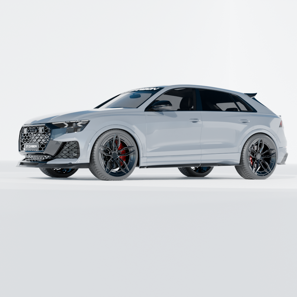 AUDI RSQ8 2020+ CARBON FIBRE SIDE SKIRTS - CT DESIGN