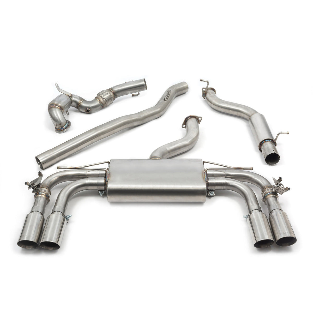 Audi S3 (8V) 3 Door (Valved) (13-18) Turbo Back Performance Exhaust