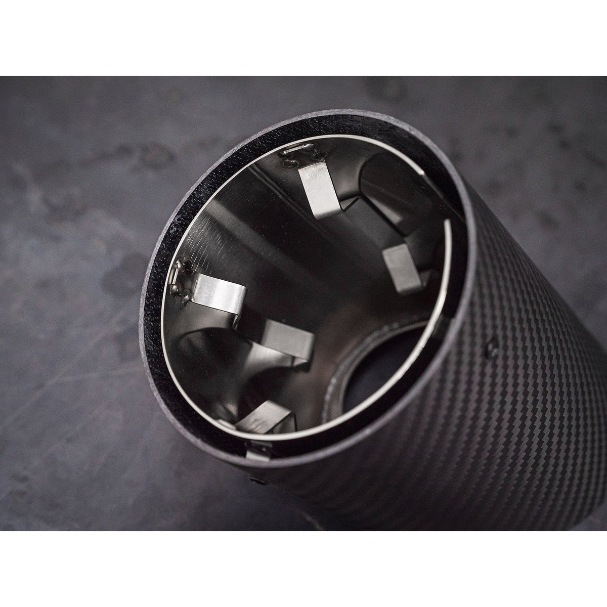 BMW 4 Series (G22/G23) Carbon Fibre M Performance Tips - OEM Style Larger 4" Slip-on Replacement Tailpipes (Pair)