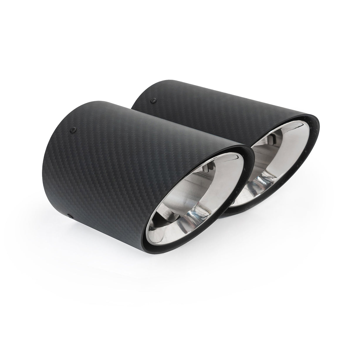 BMW 3 Series (G20/G21) Carbon Fibre M Performance Tips - OEM Style Larger 4" Slip-on Replacement Tailpipes (Pair)