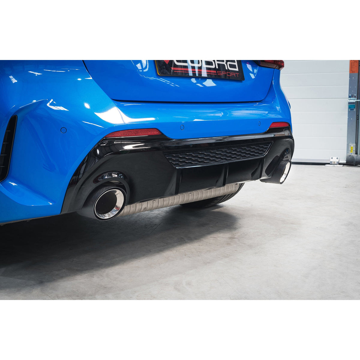 BMW M135i xDrive (F40) OEM Style M Performance Tips - Carbon Fibre Larger 4.5" Slip-on Replacement Tailpipes (Pair)