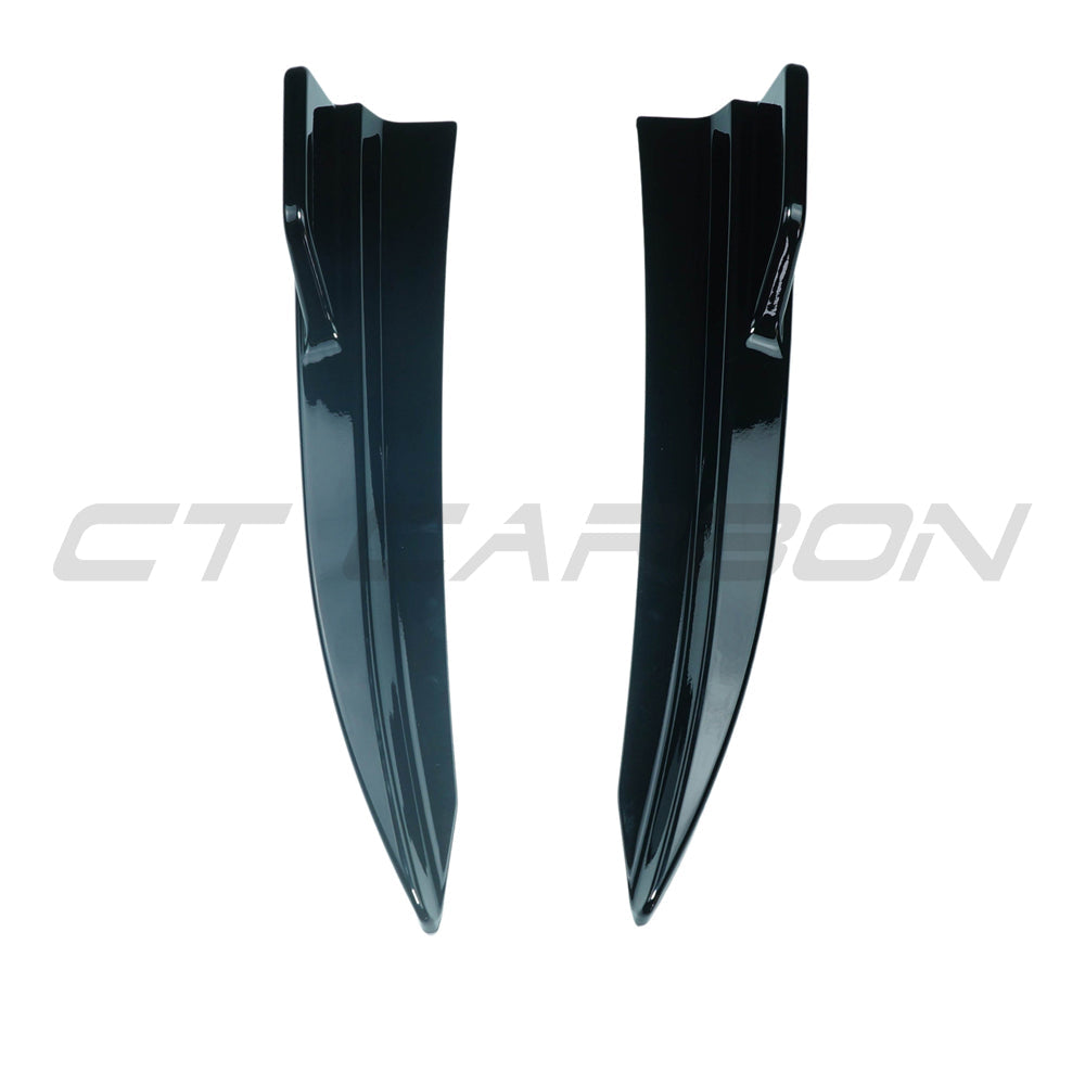 BMW 3 SERIES G20 2018+ GLOSS BLACK REAR BUMPER CORNERS