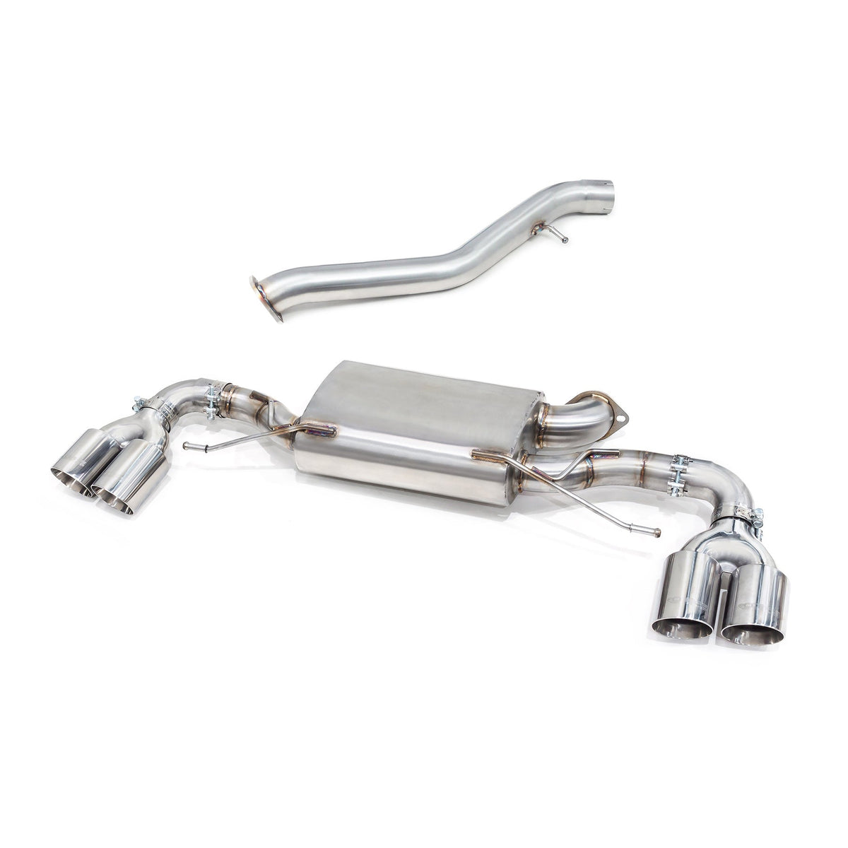 BMW 320i Touring (G21) (19>) Non-Valved Quad Exit M3 Style Performance Exhaust