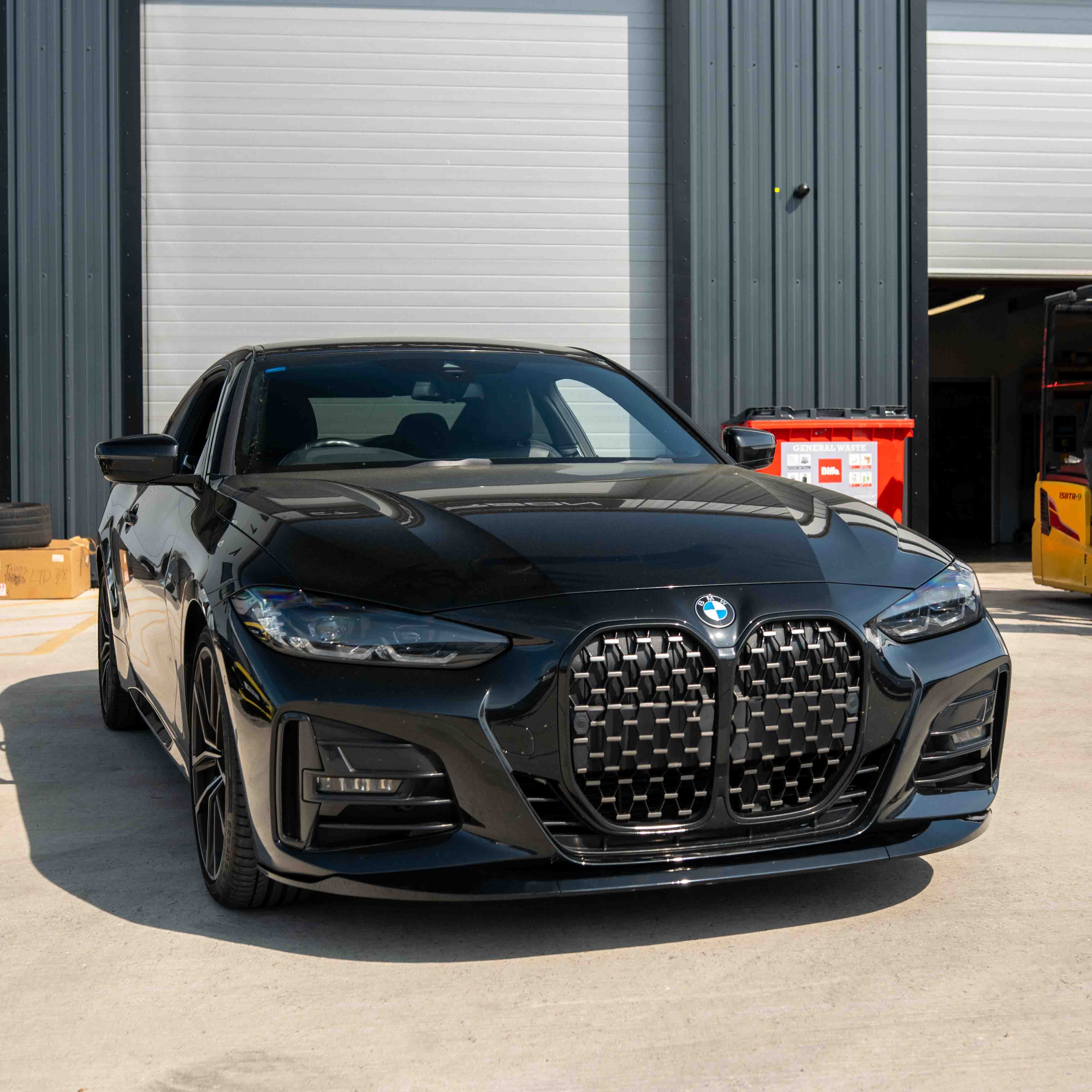 BMW 4 SERIES G22/G23 PRE LCI GLOSS BLACK SPLITTER - V1