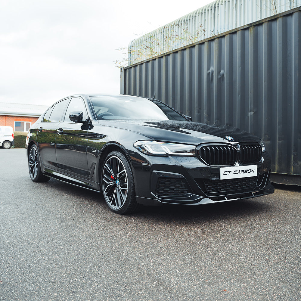 BMW 5 SERIES G30/G31 LCI GLOSS BLACK SPLITTER - V2